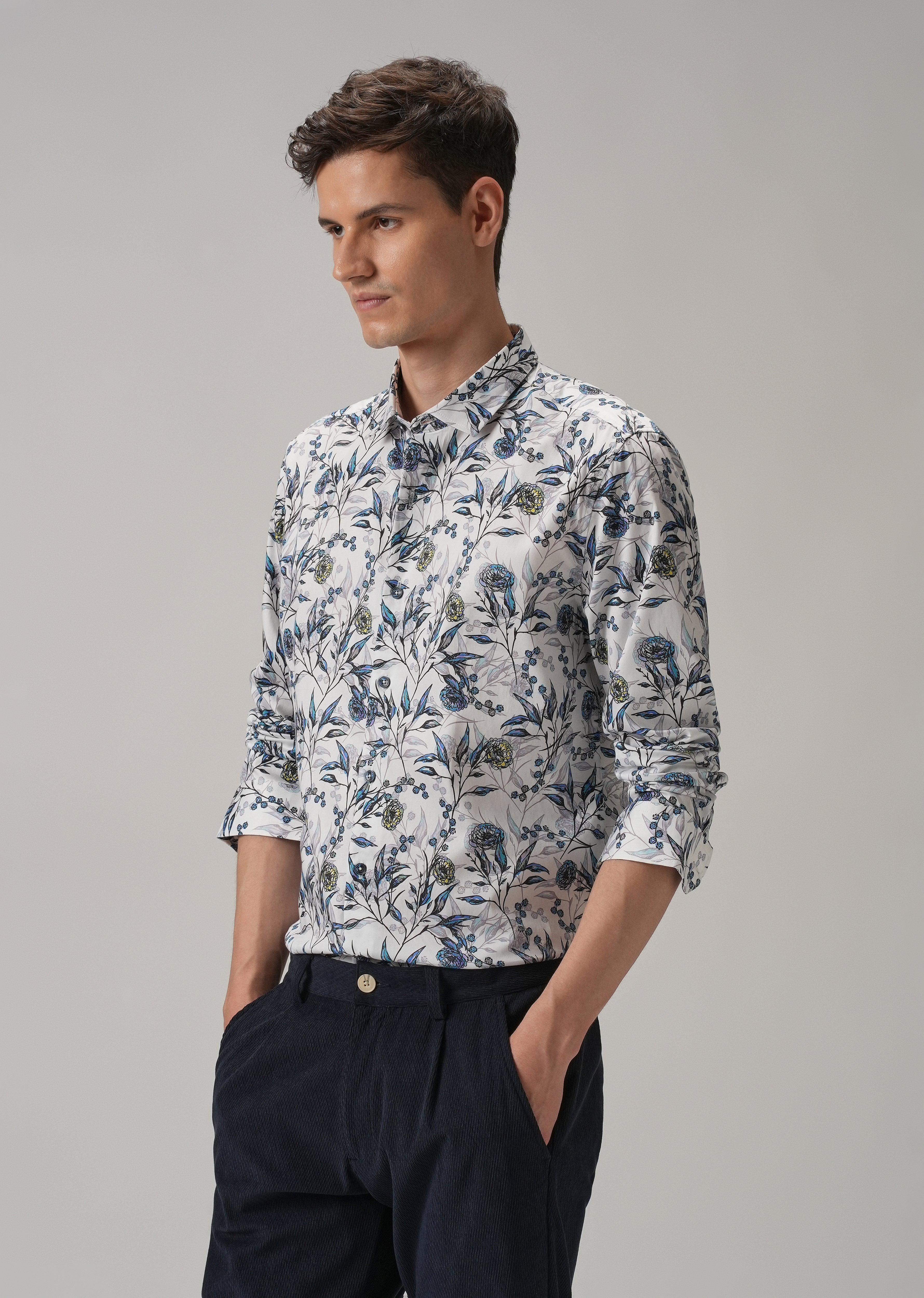 Lobelia Floral Printed Shirt