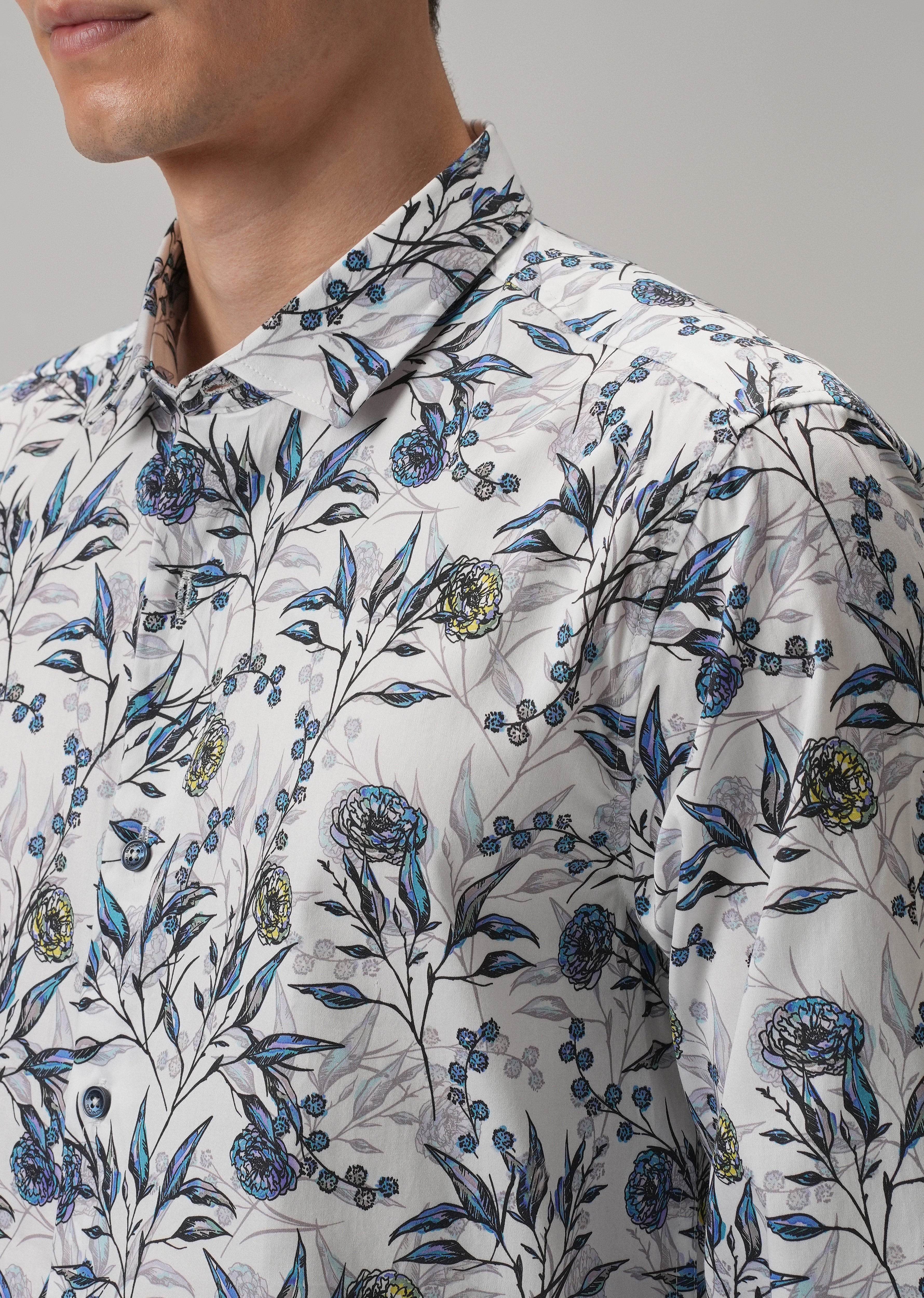 Lobelia Floral Printed Shirt