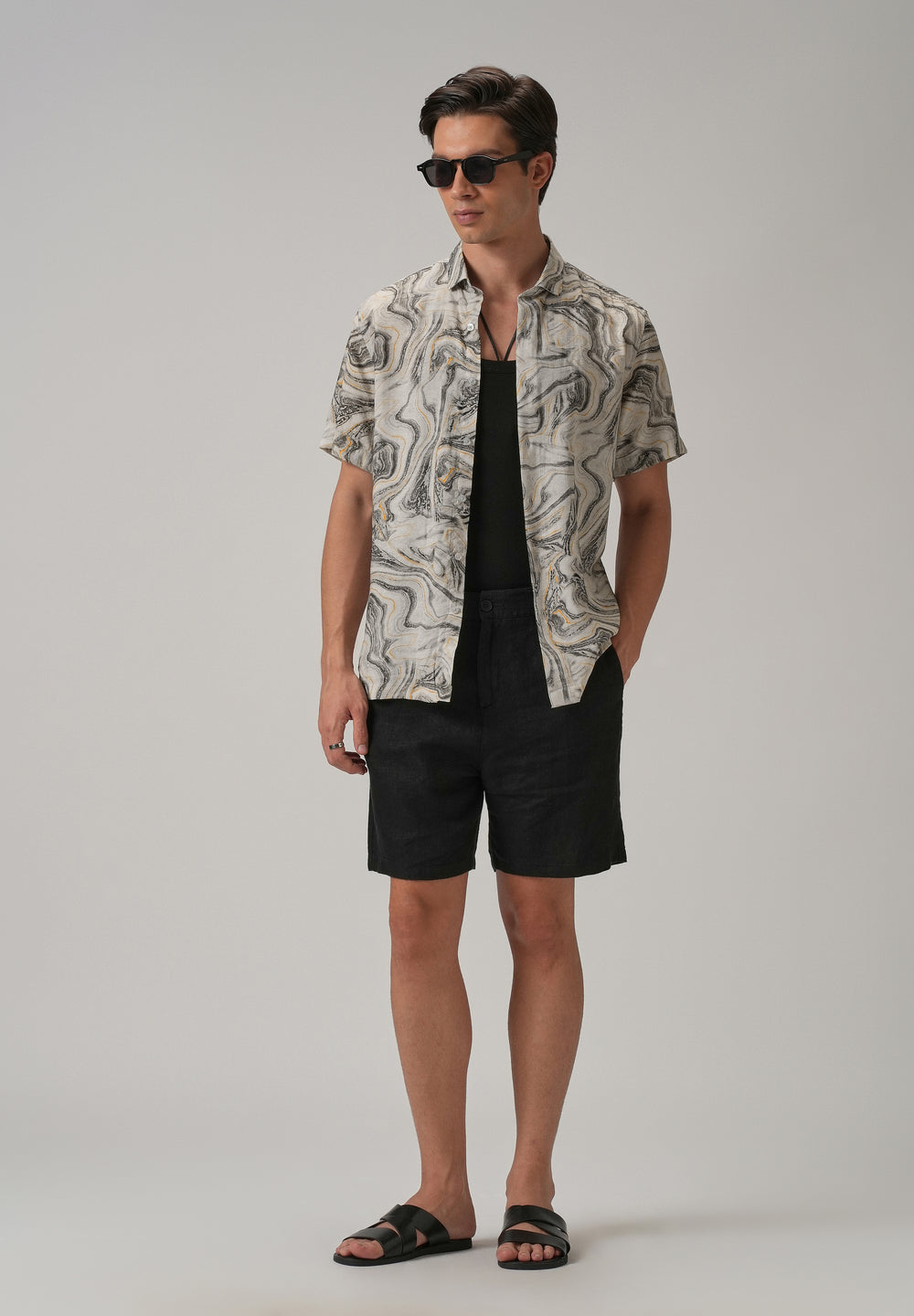 Marble Mirage Printed Shirt