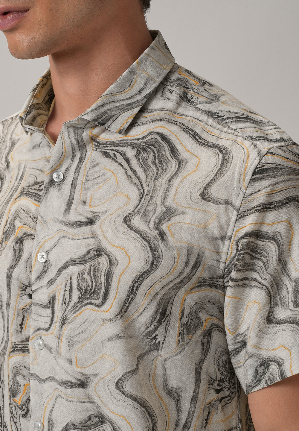 Marble Mirage Printed Shirt