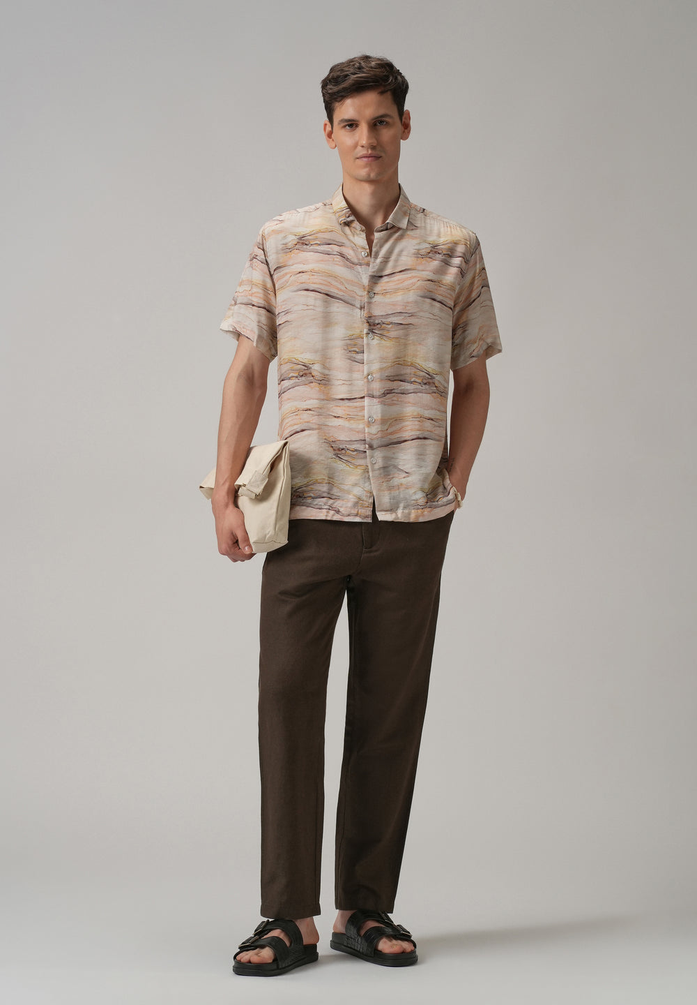 Marble Wash Printed Shirt