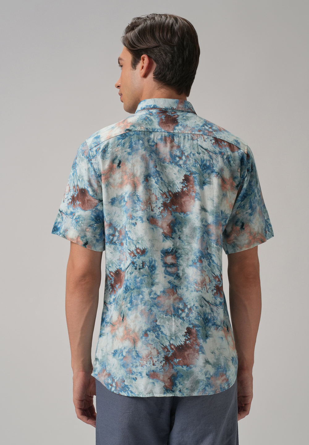 Marbleized Half Sleeve shirt