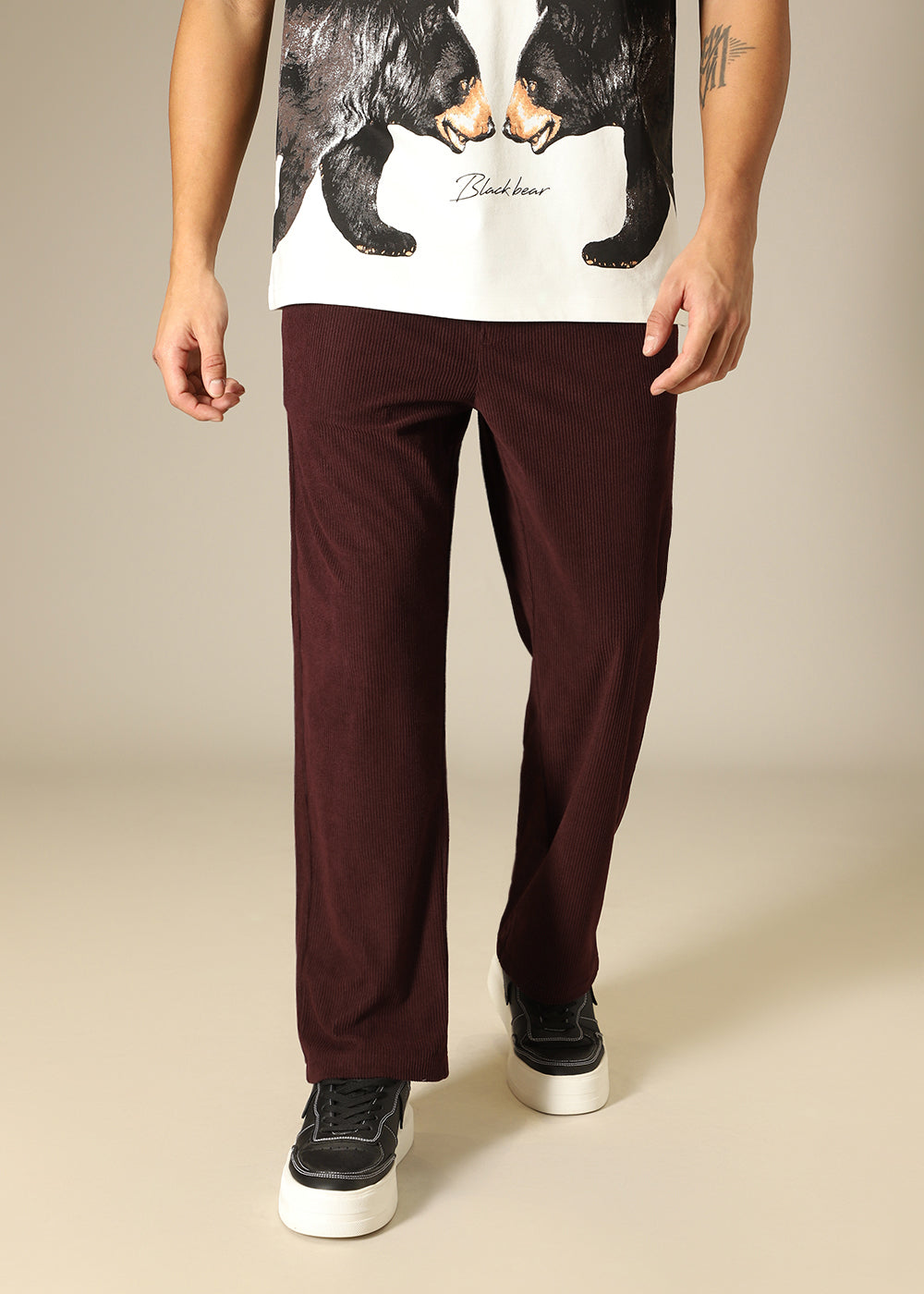 Maroon Corduroy Pant