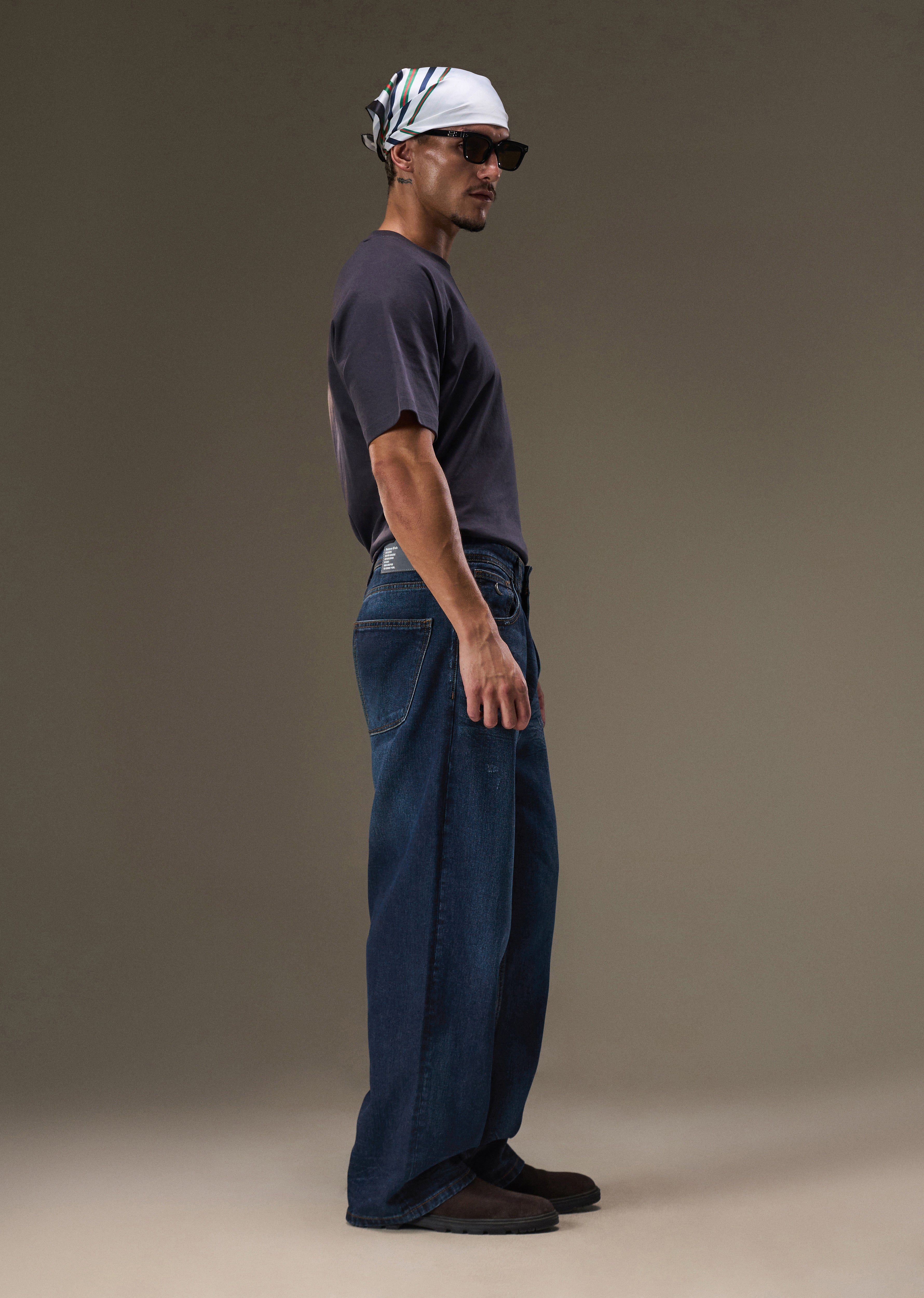 Mid Blue Super Baggy Jeans