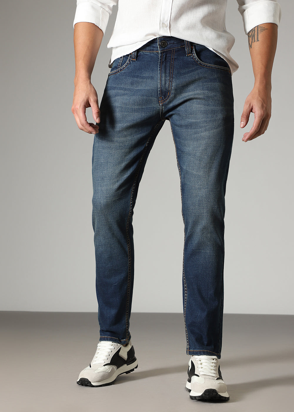 Mid Wash Slim fit Jeans
