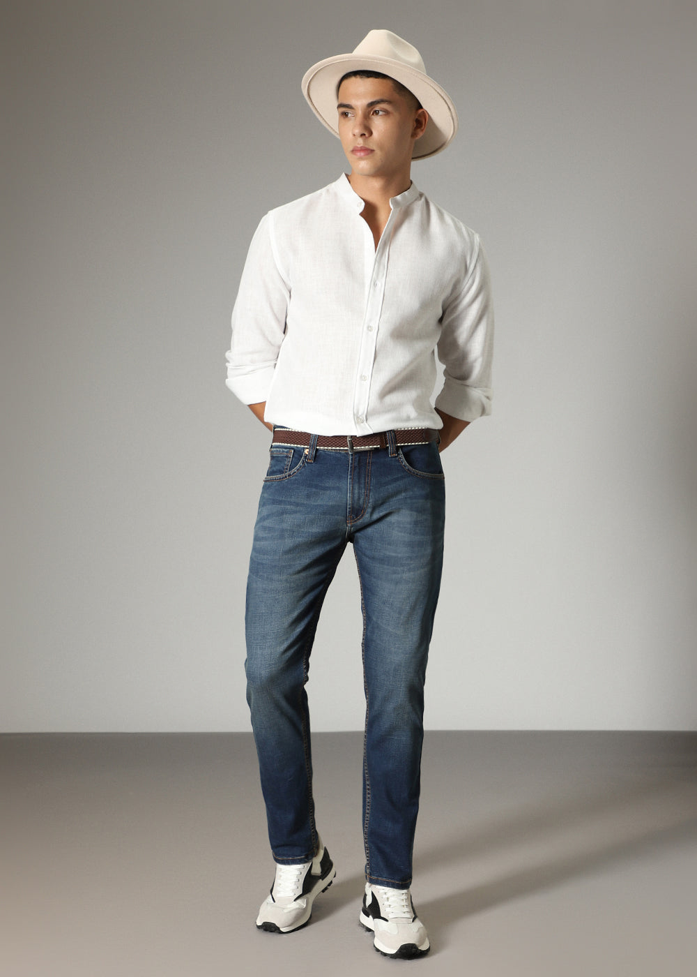 Mid Wash Slim fit Jeans