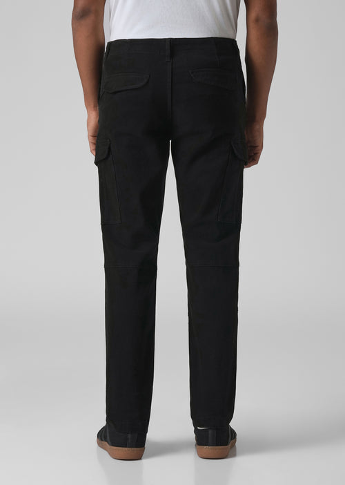 Midnight Black Regular Fit Cargo Pant
