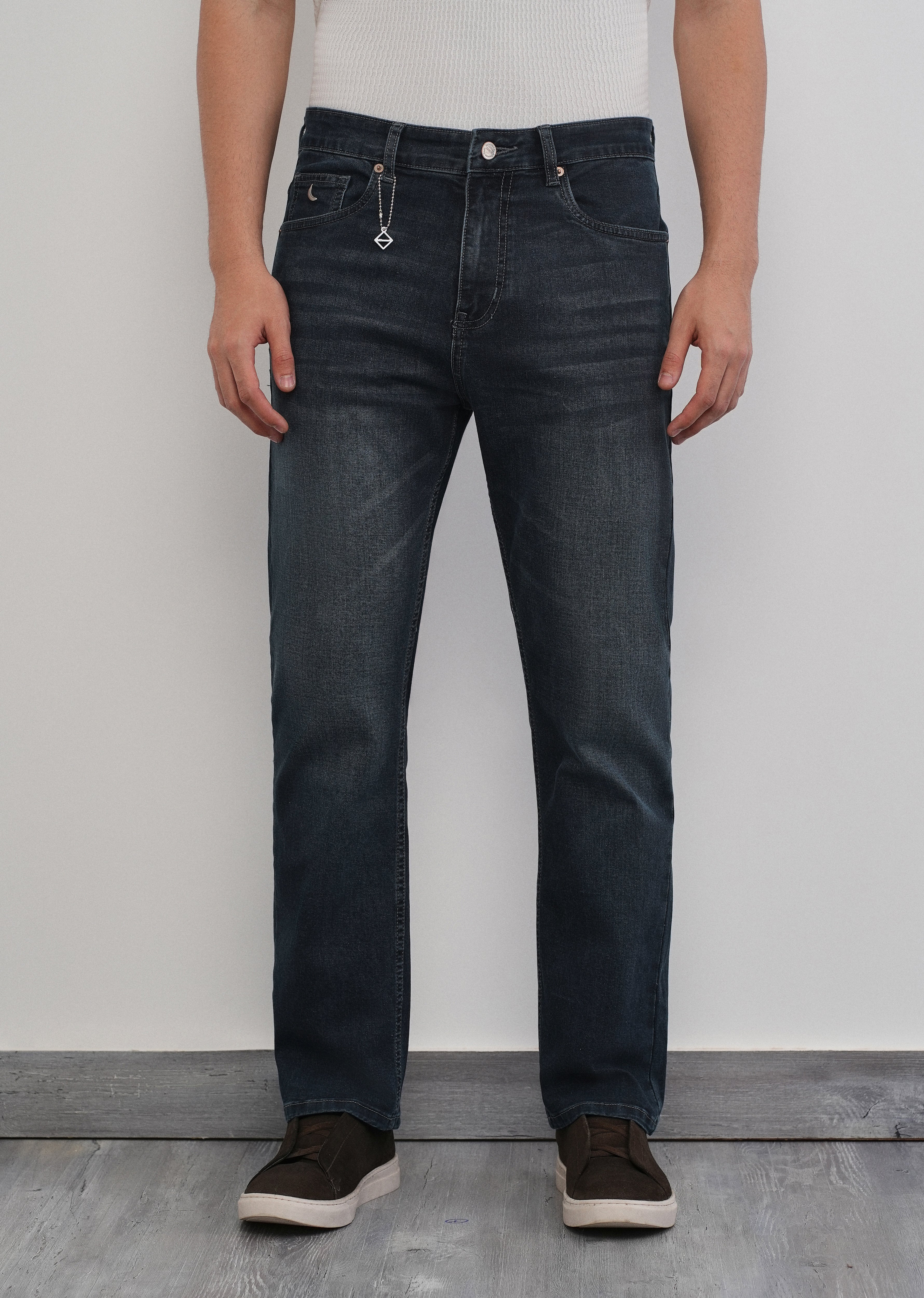Midnight Blue Classic Straight Fit Jeans