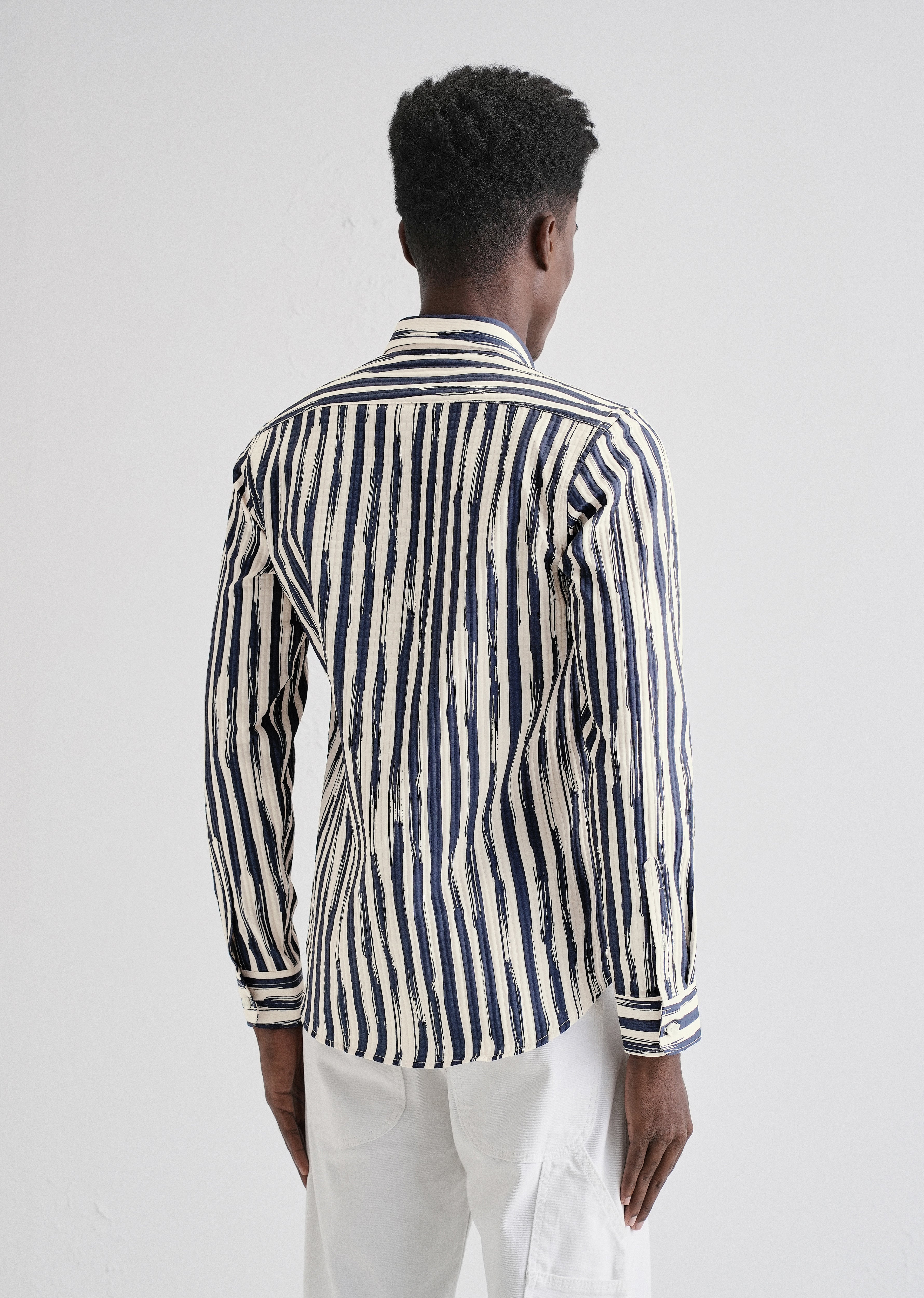 Midnight Stroke Puff Shirt