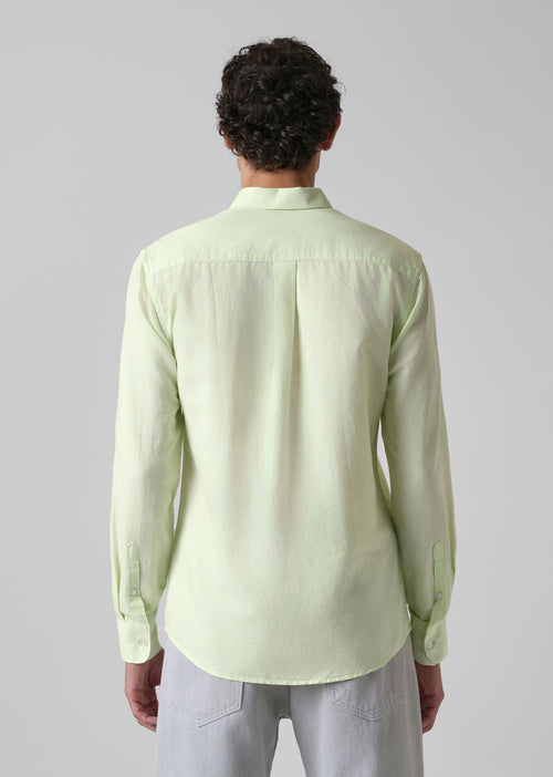 Mint Pastel Green Cotton Linen Shirt
