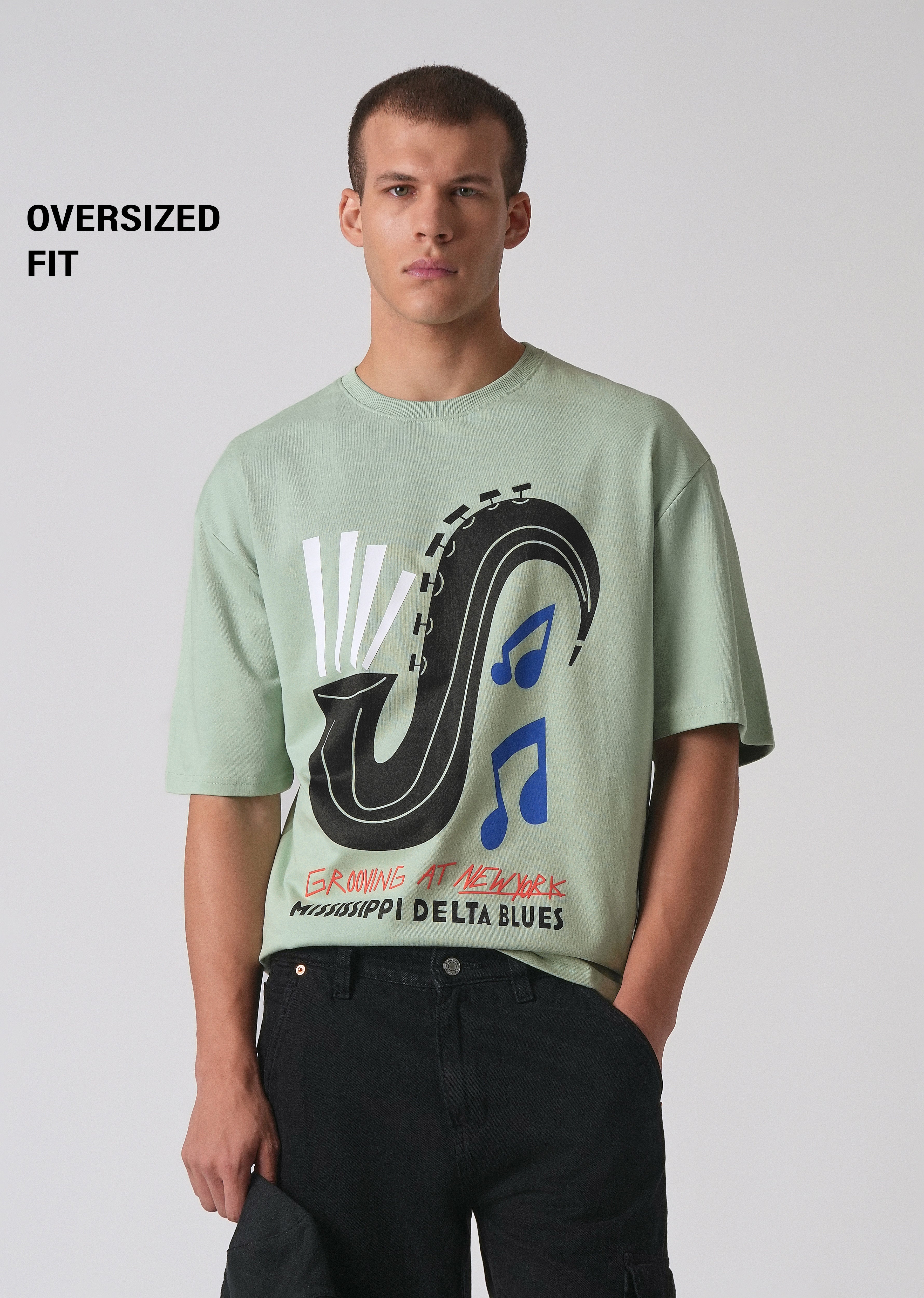 Mint Green Oversized T-shirt