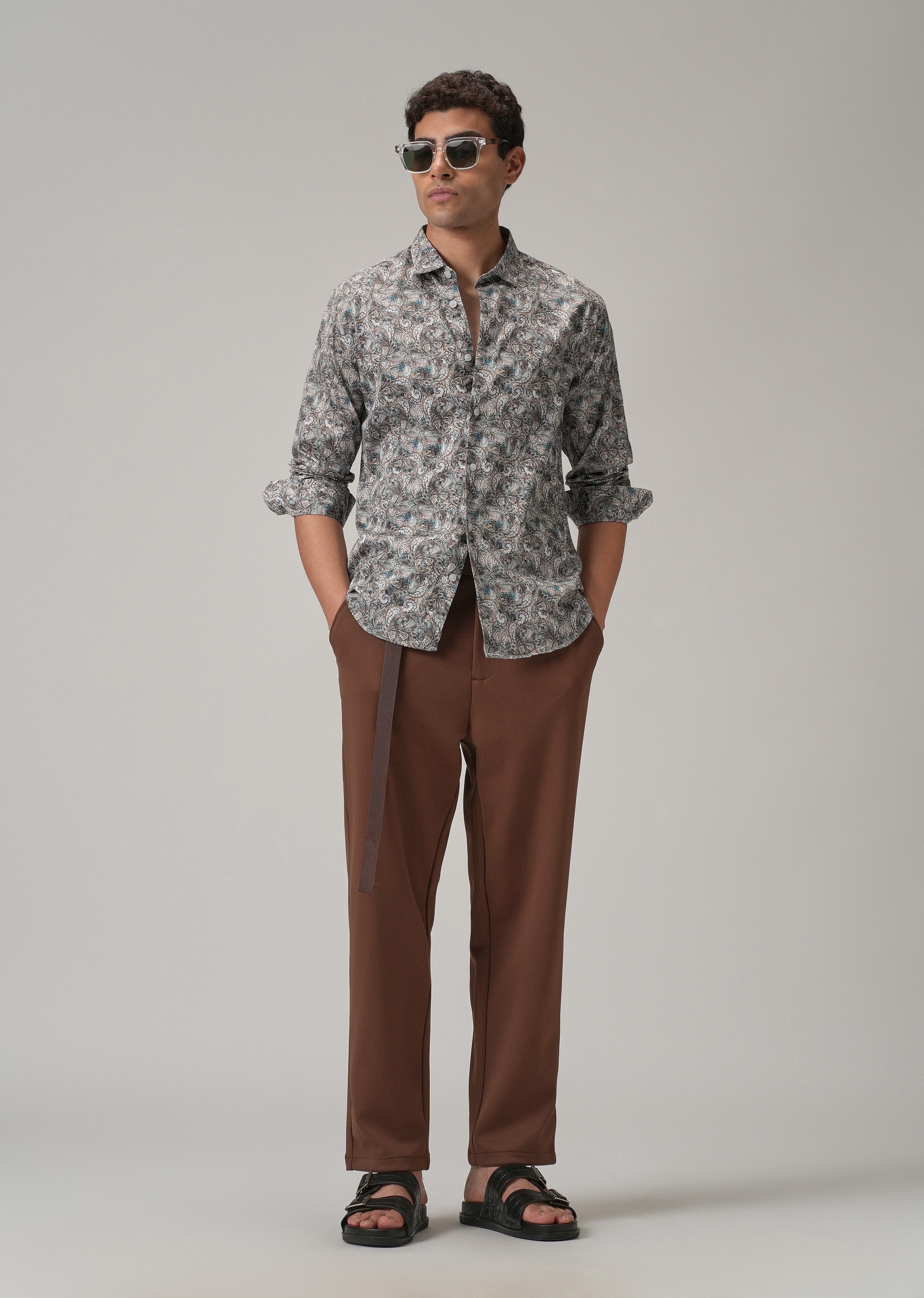 Modern Paisley Printed Shirt