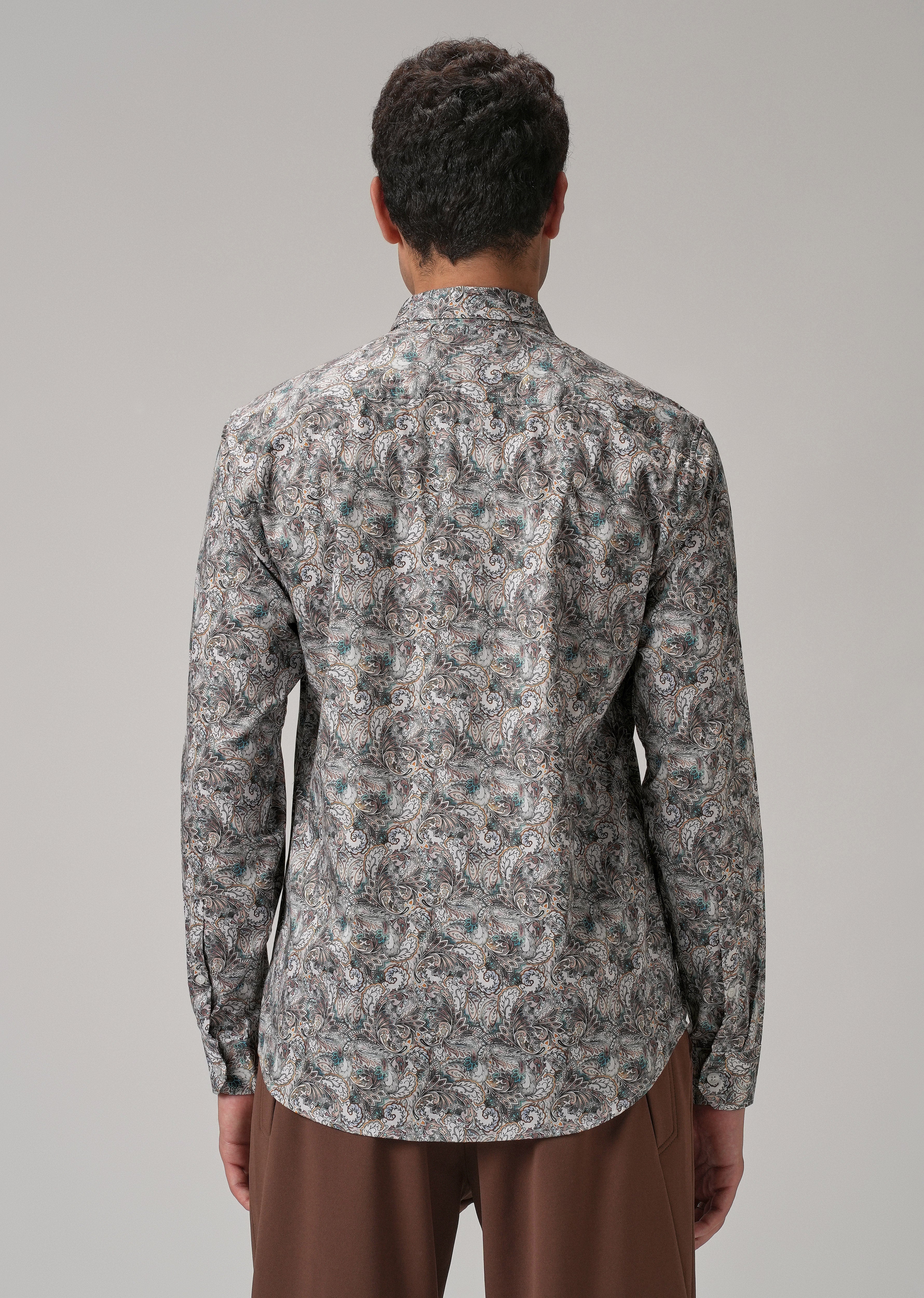 Modern Paisley Printed Shirt