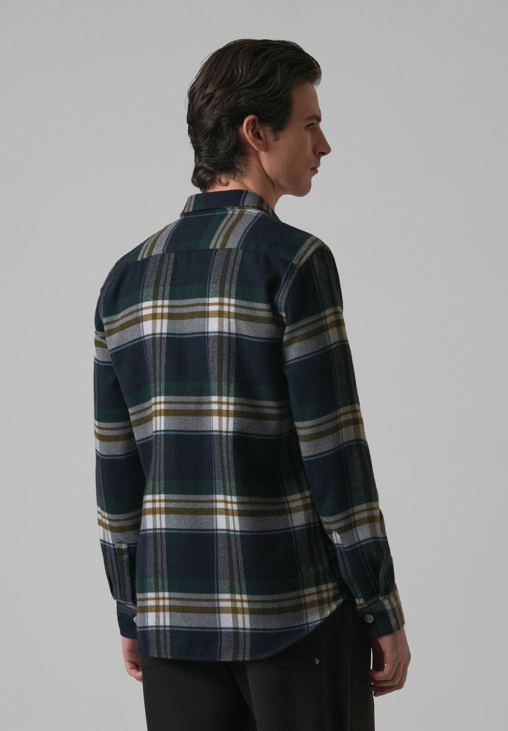 Modest Brushed Cotton Check Shirt