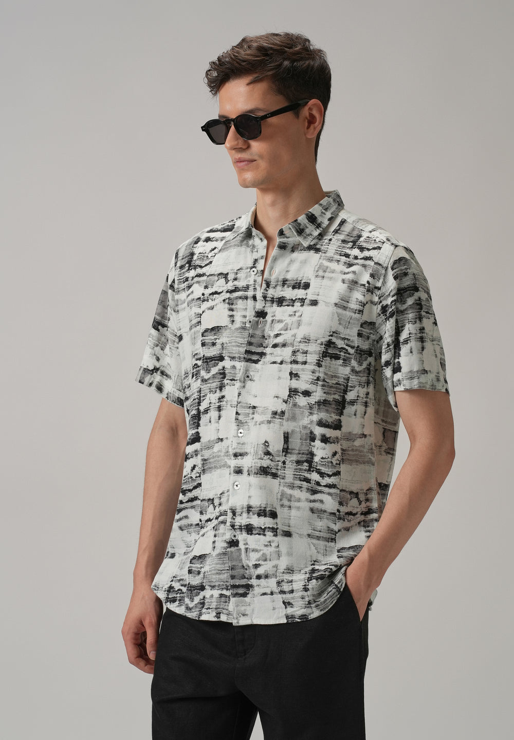 Monochromatic Half Sleeve shirt