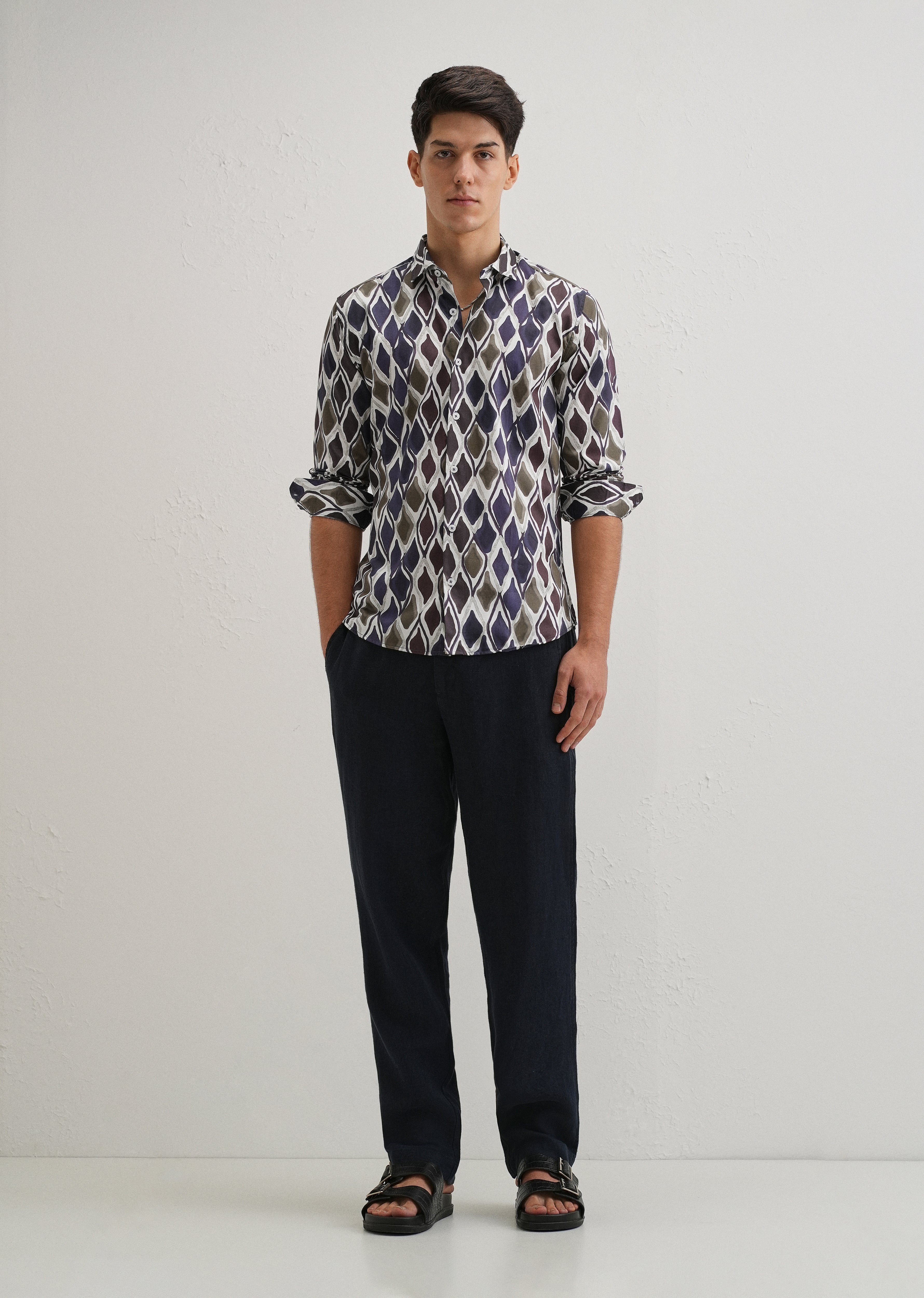 Moroccan Mosaic Printed Shirt