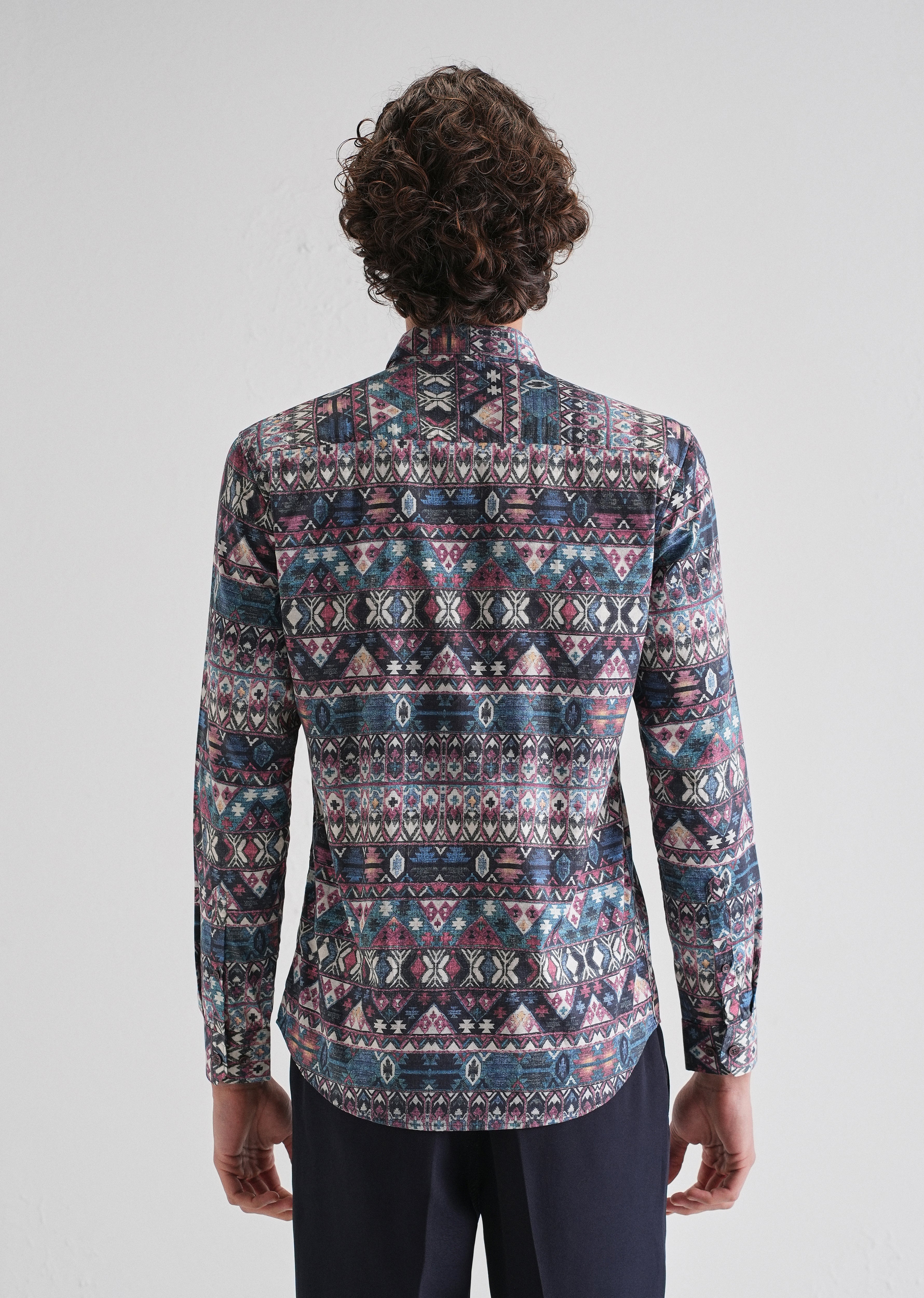 Multi Printed Full-Sleeves Shirt