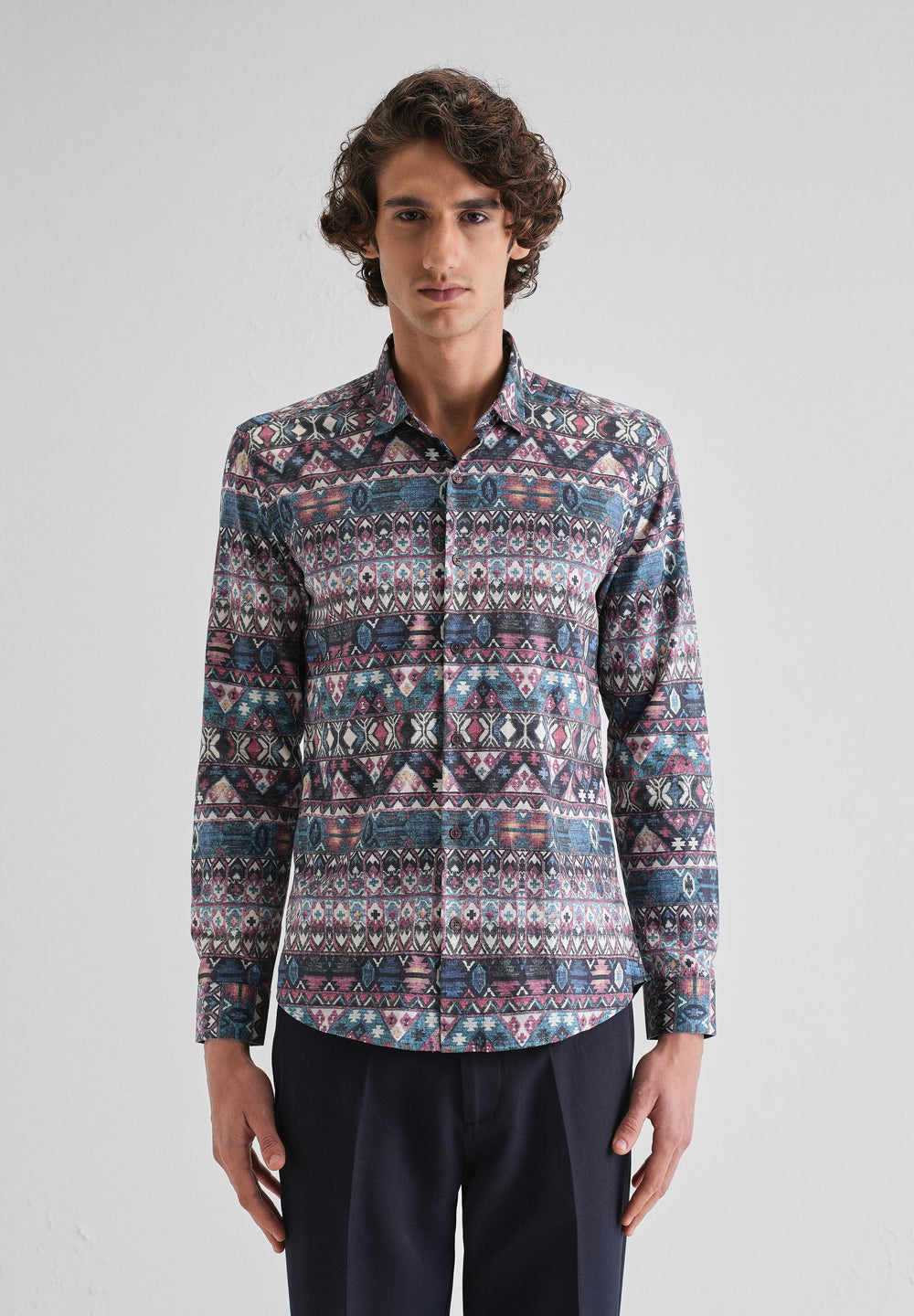 Multi Printed Full-Sleeves Shirt