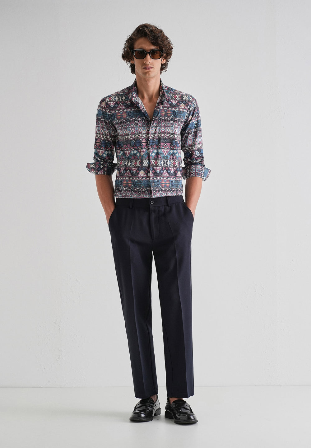 Multi Printed Full-Sleeves Shirt