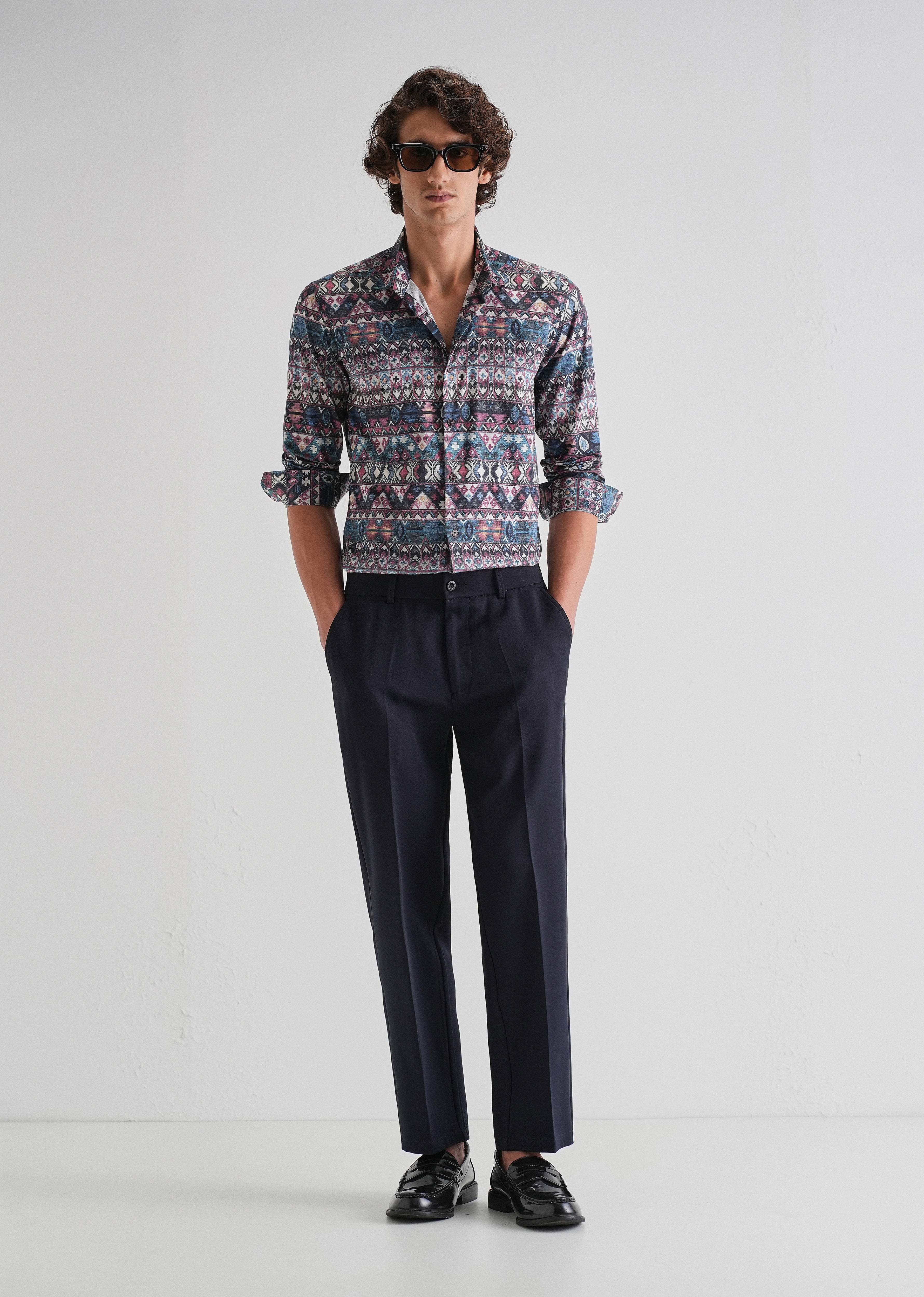 Multi Printed Full-Sleeves Shirt