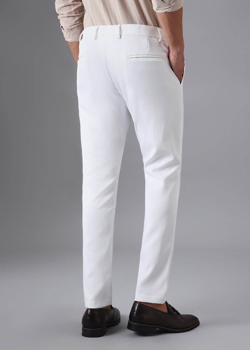 Musk White Formal Trouser
