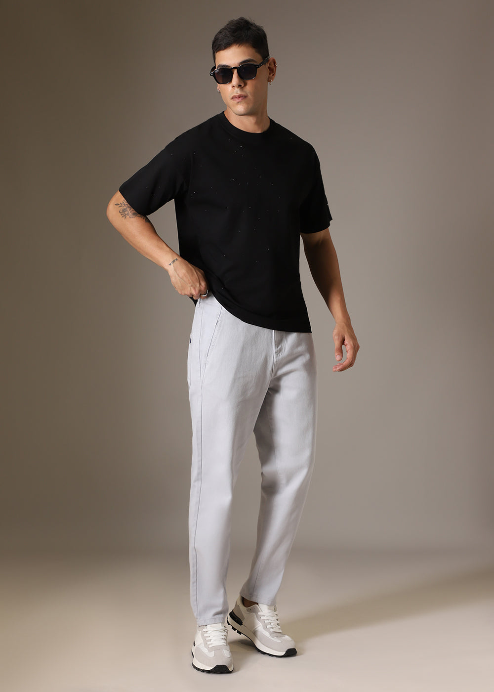 Mystic Grey Drill Denim