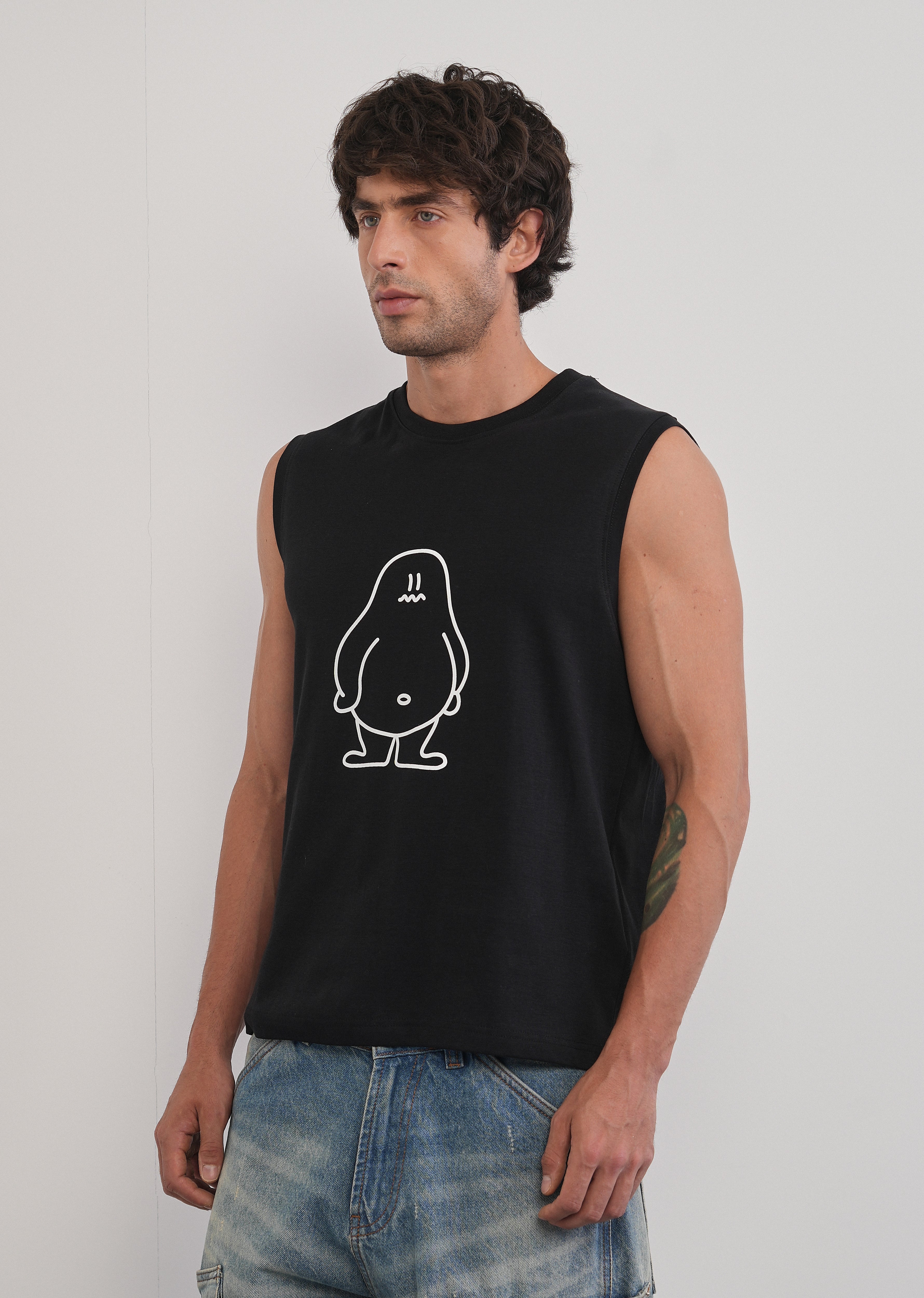 Nap Club Black Tank