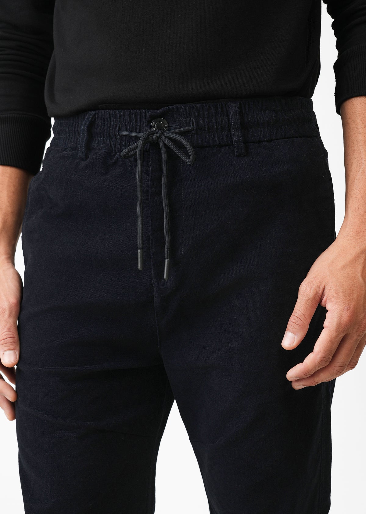 Navy Blue Drawstring Pant