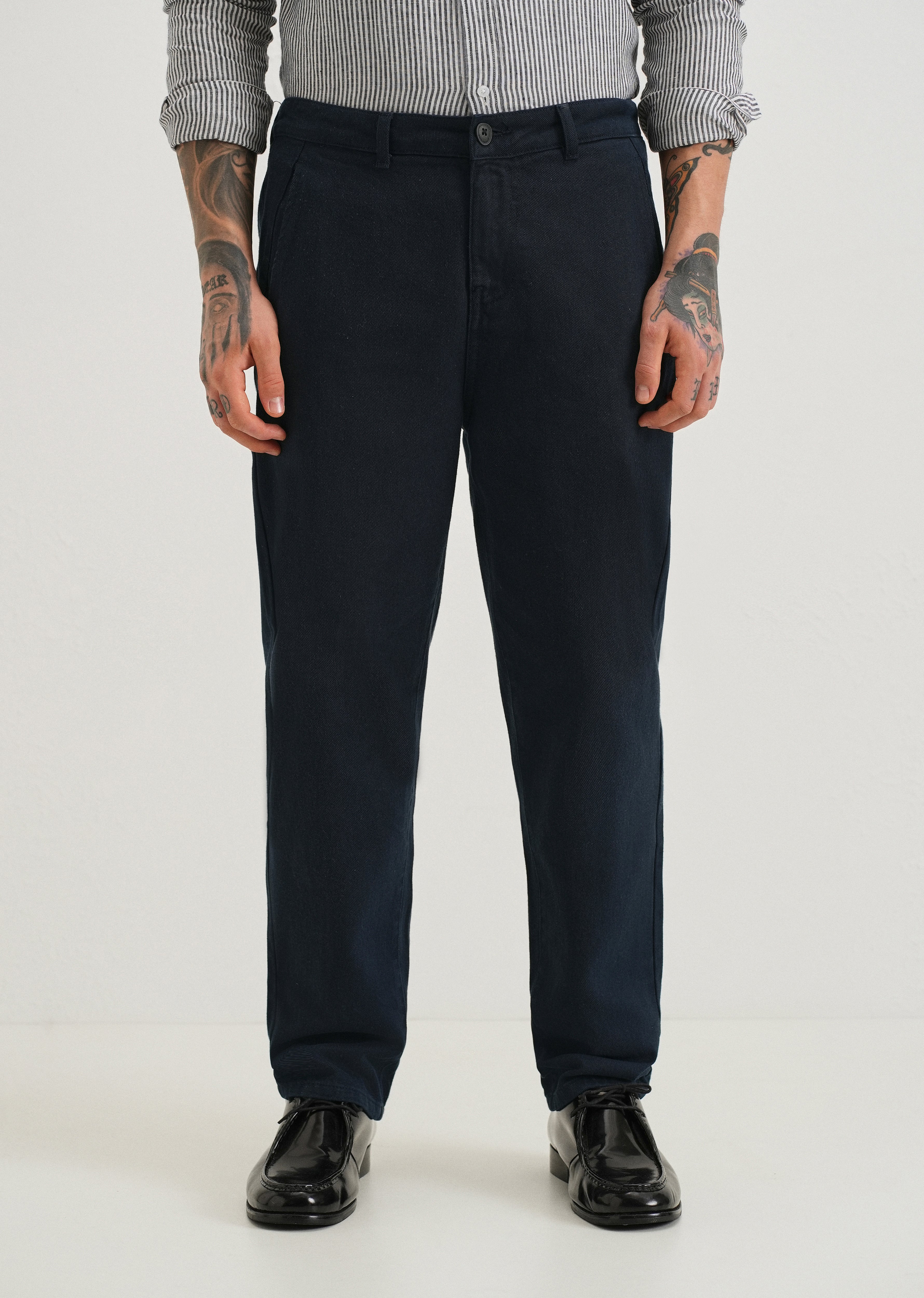 Navy Blue Drill Denim