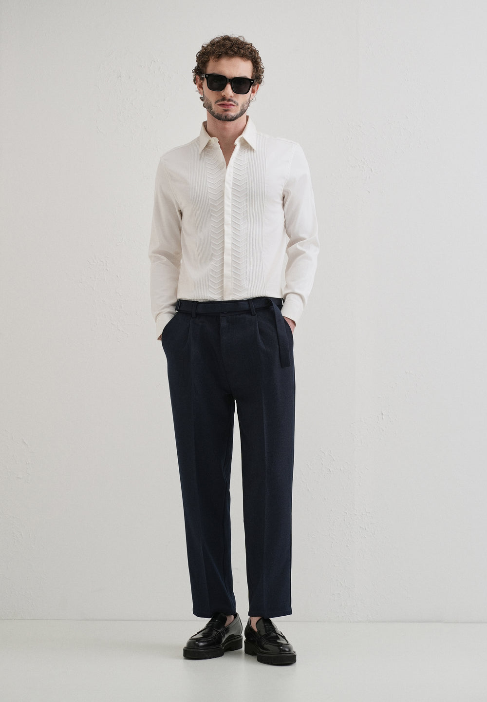 Navy Blue Gurkha Pant