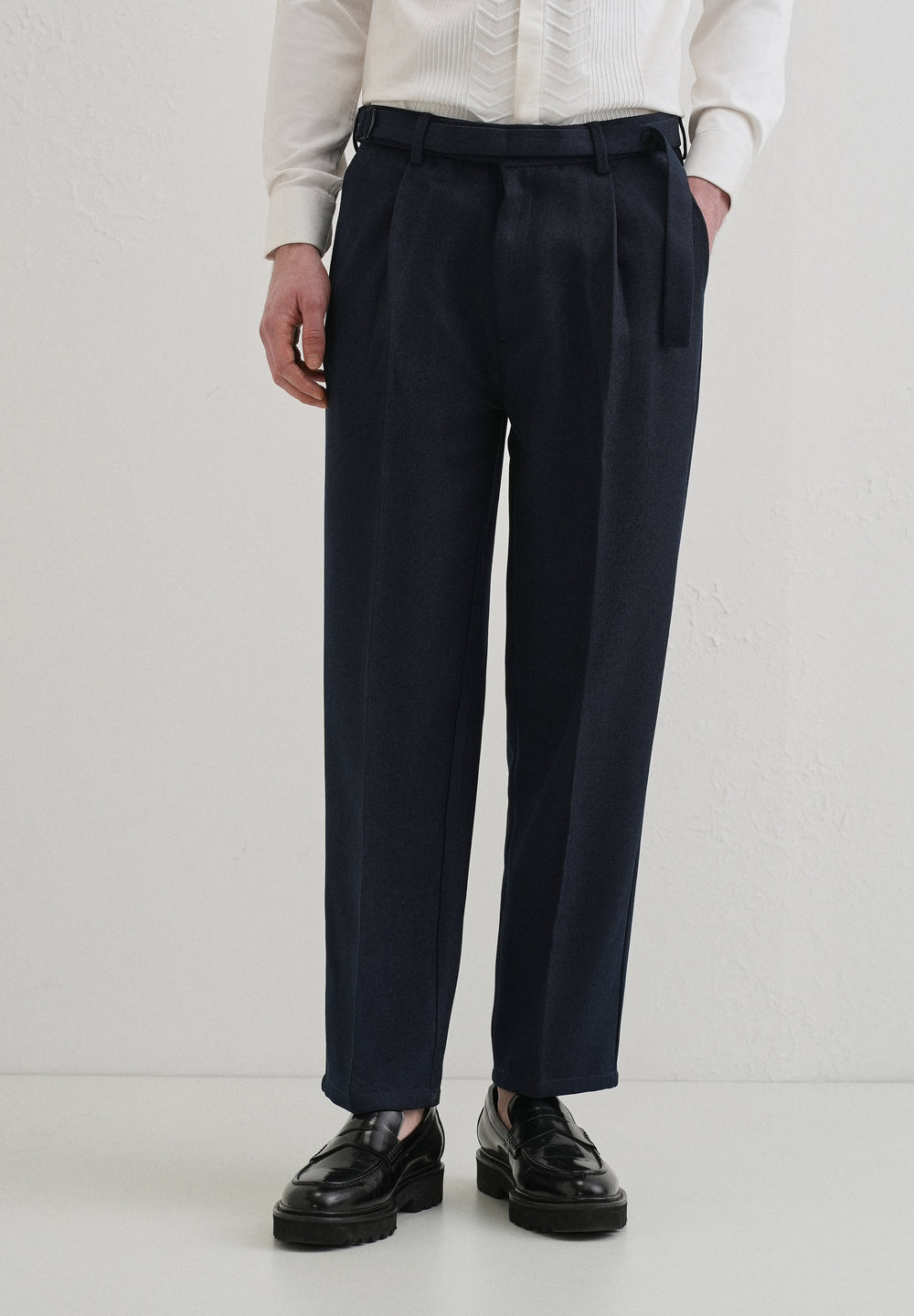Navy Blue Gurkha Pant