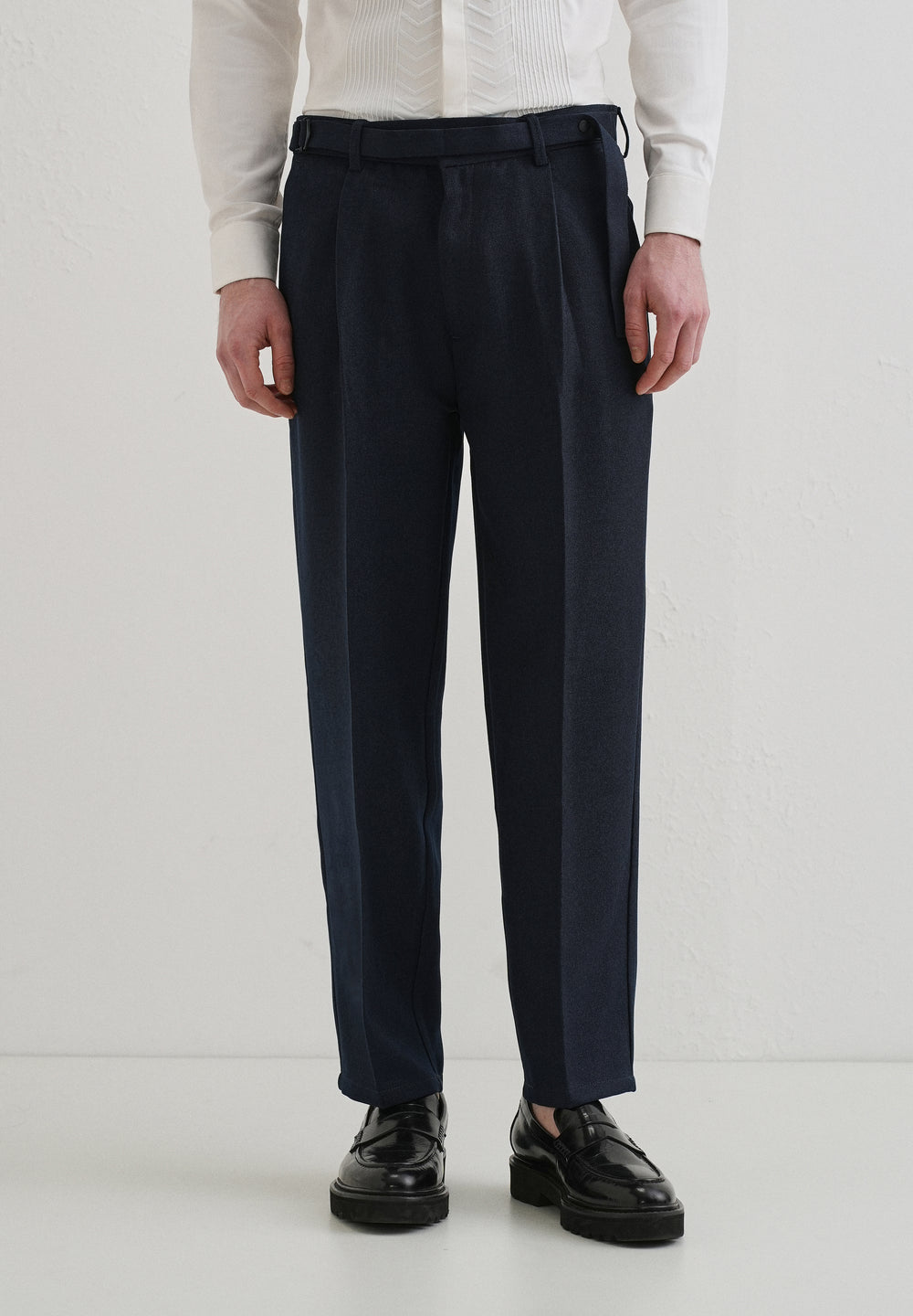 Navy Blue Gurkha Pant