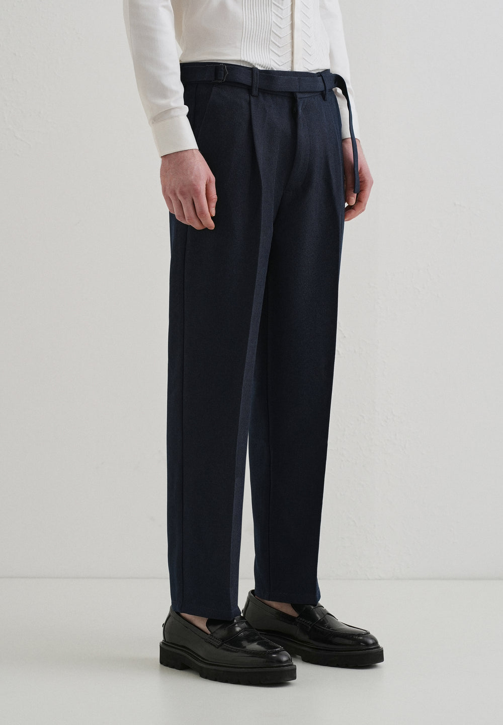 Navy Blue Gurkha Pant