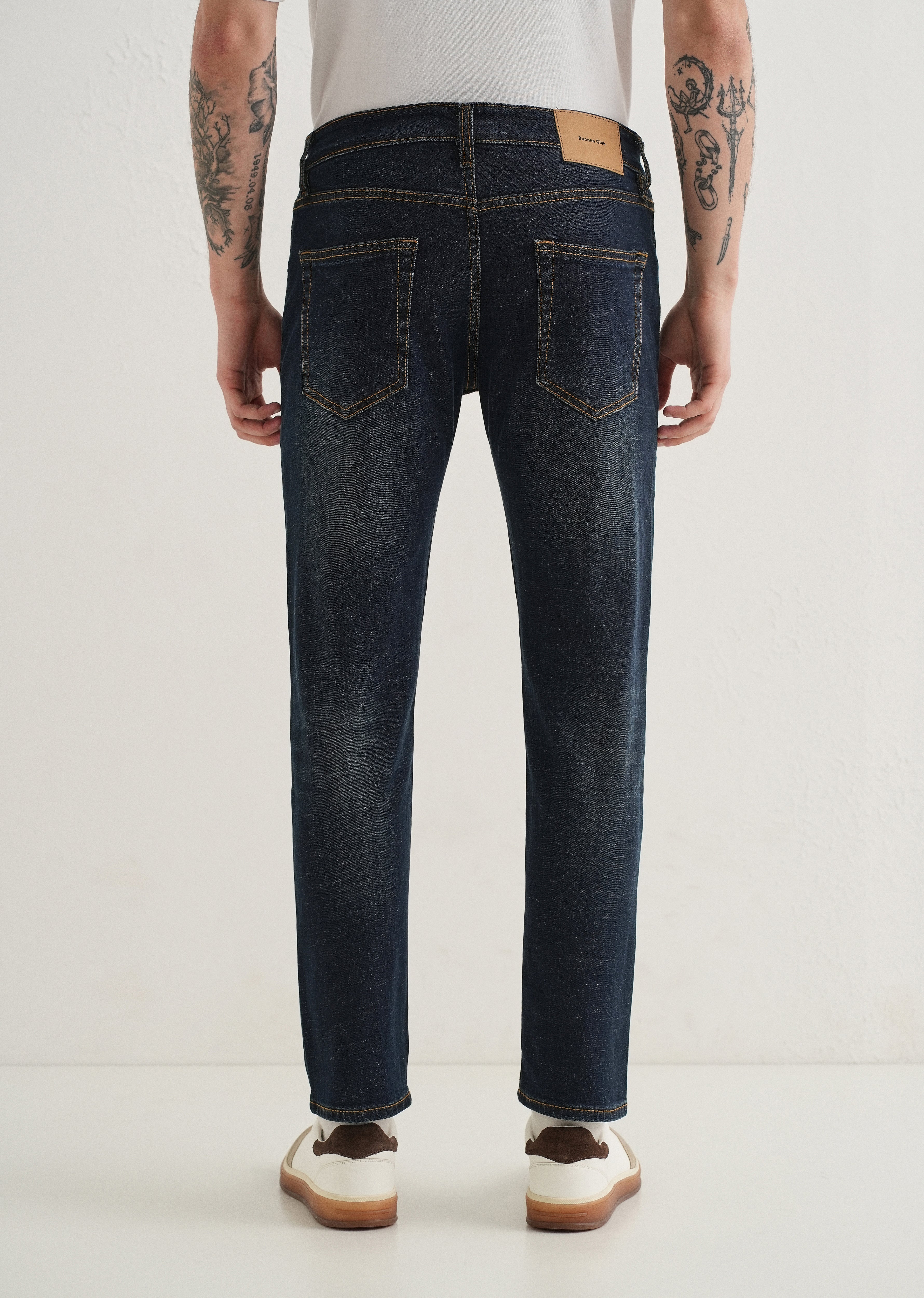 Navy Blue Slim fit Jeans
