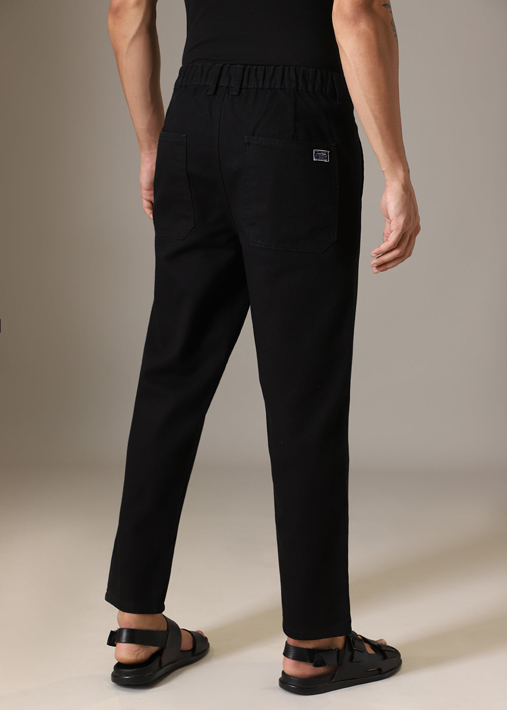 Night Black Drill Denim