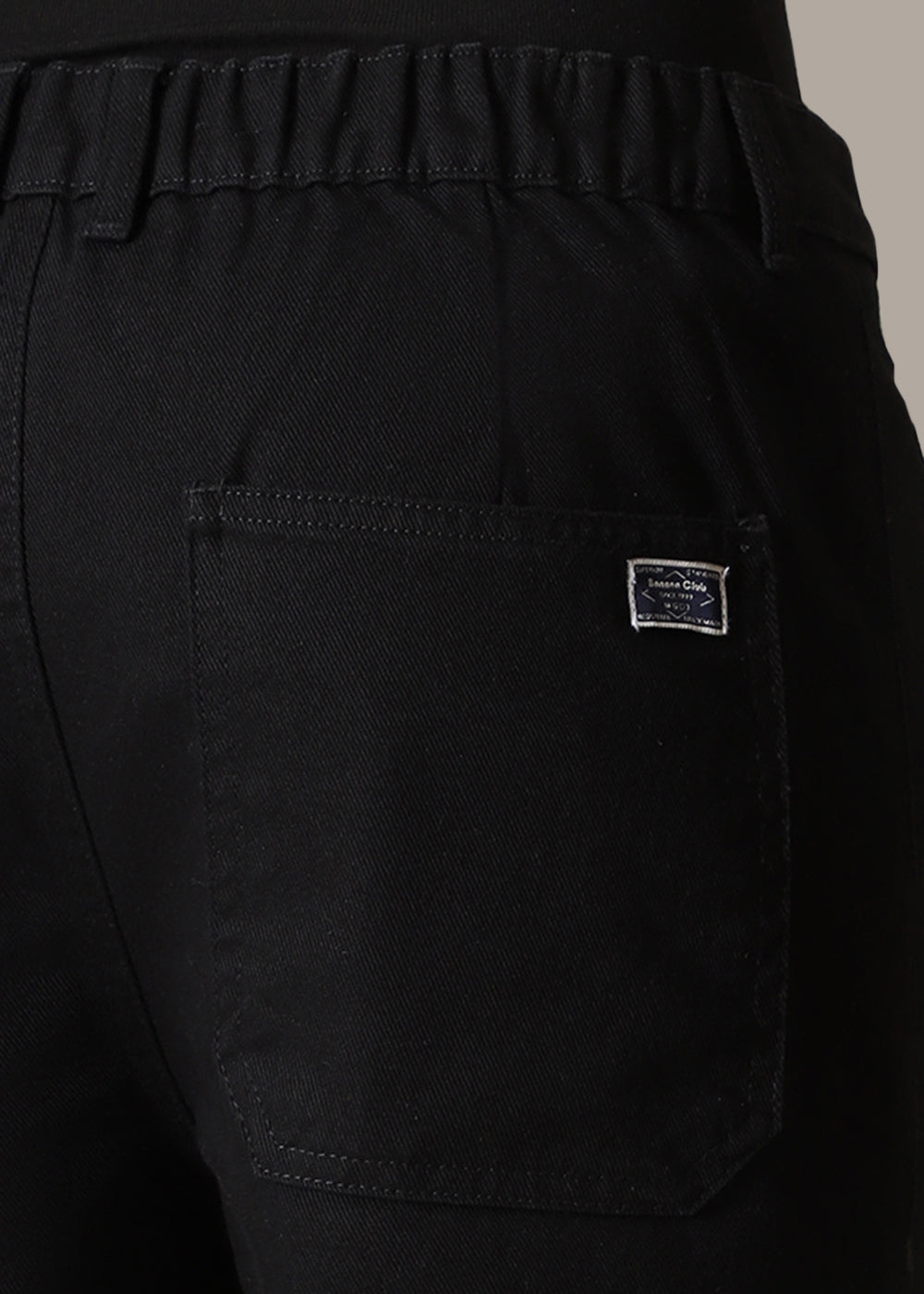 Night Black Drill Denim