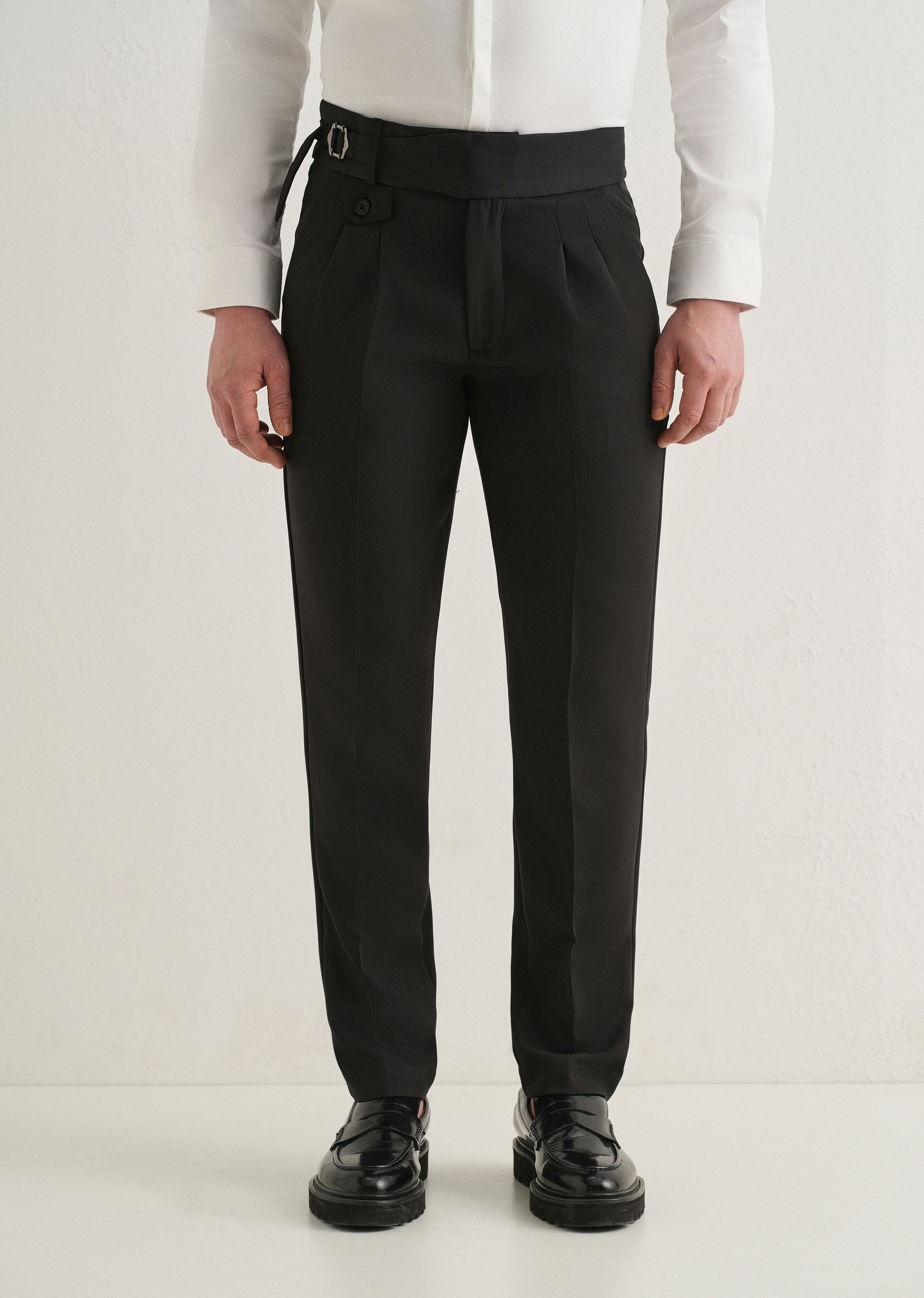 Night Black Gurkha Pant
