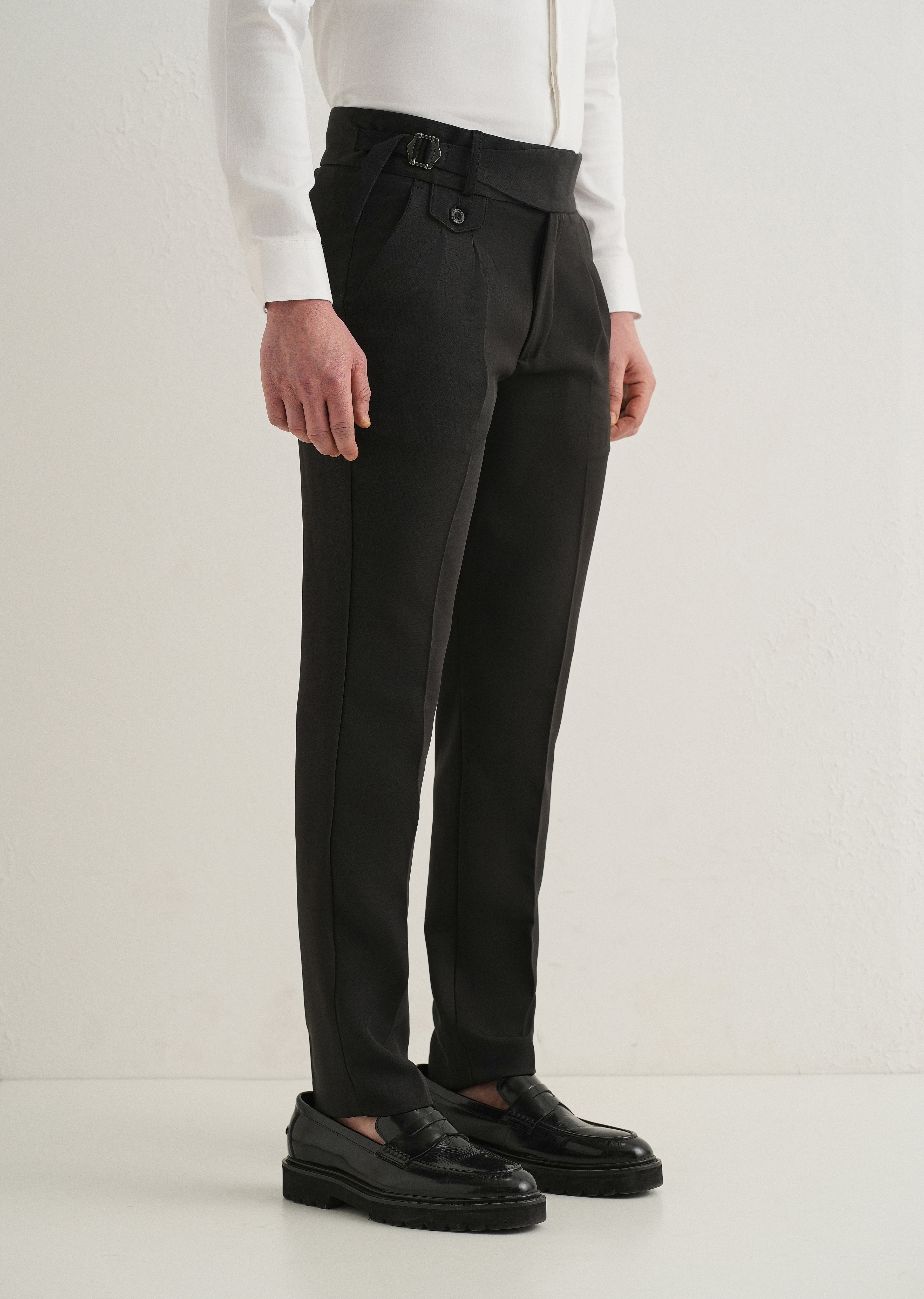 Night Black Gurkha Pant