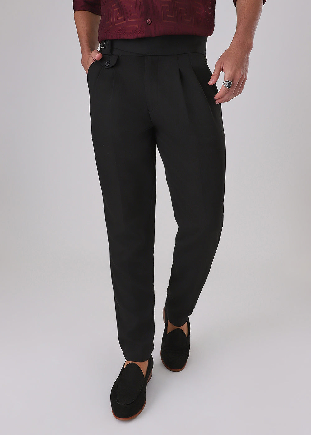Night Black Gurkha Pant
