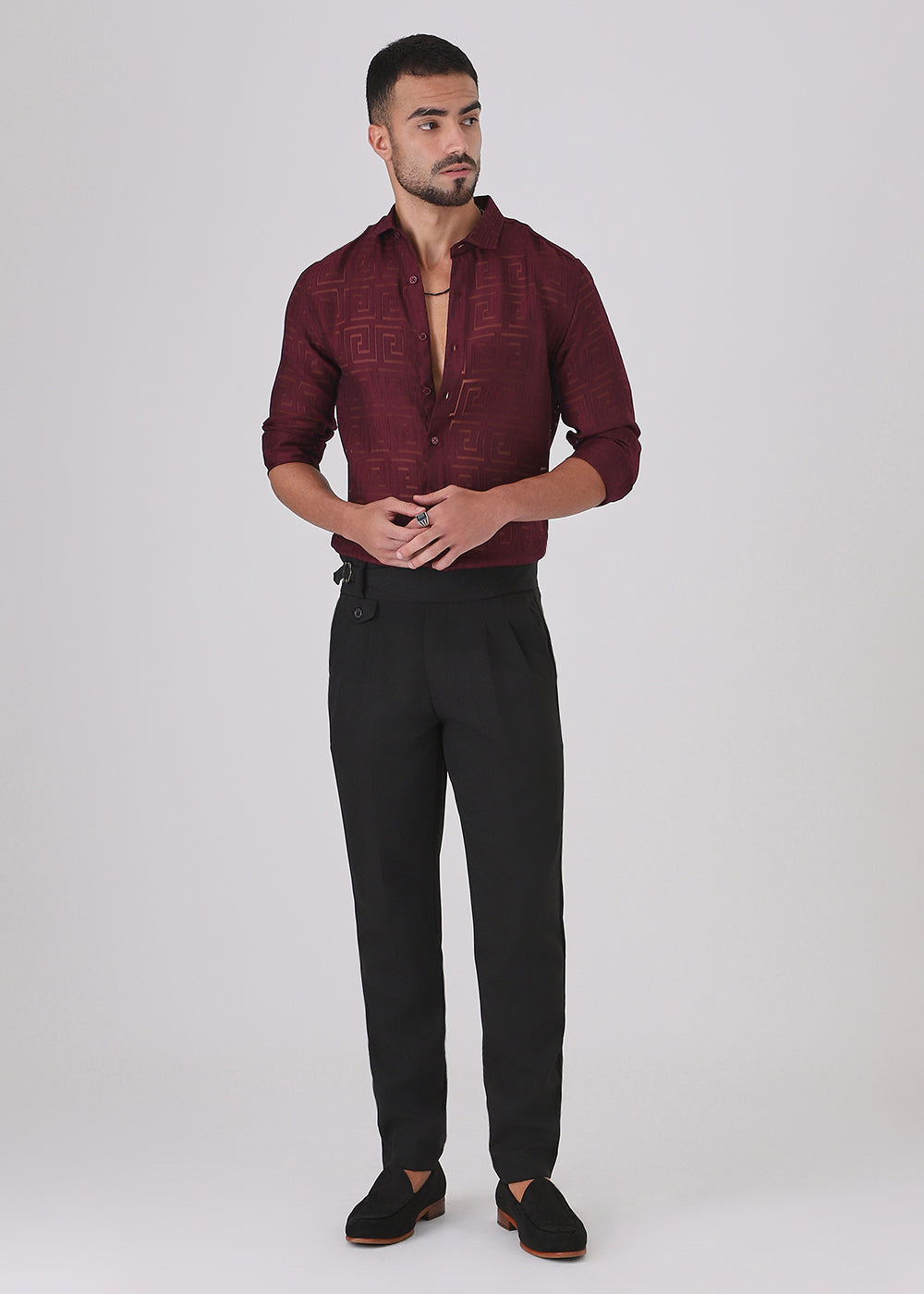 Night Black Gurkha Pant