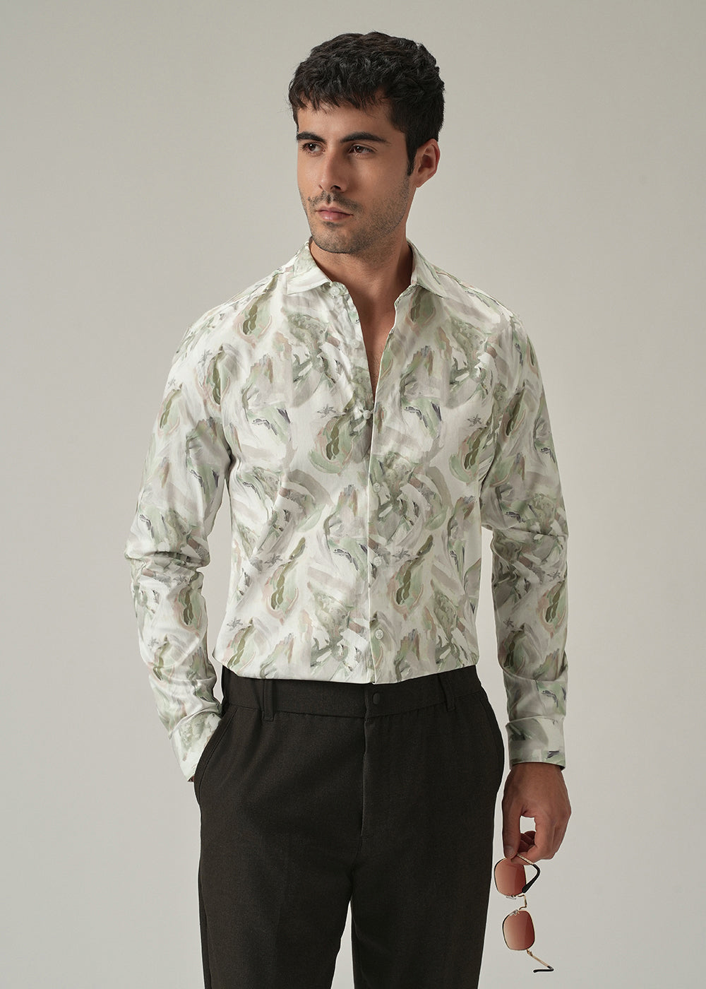 Off-White Brushstroke Print Shirt