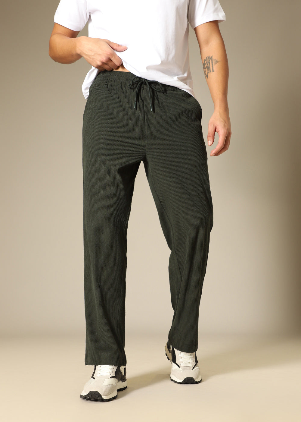 Olive Corduroy Pant