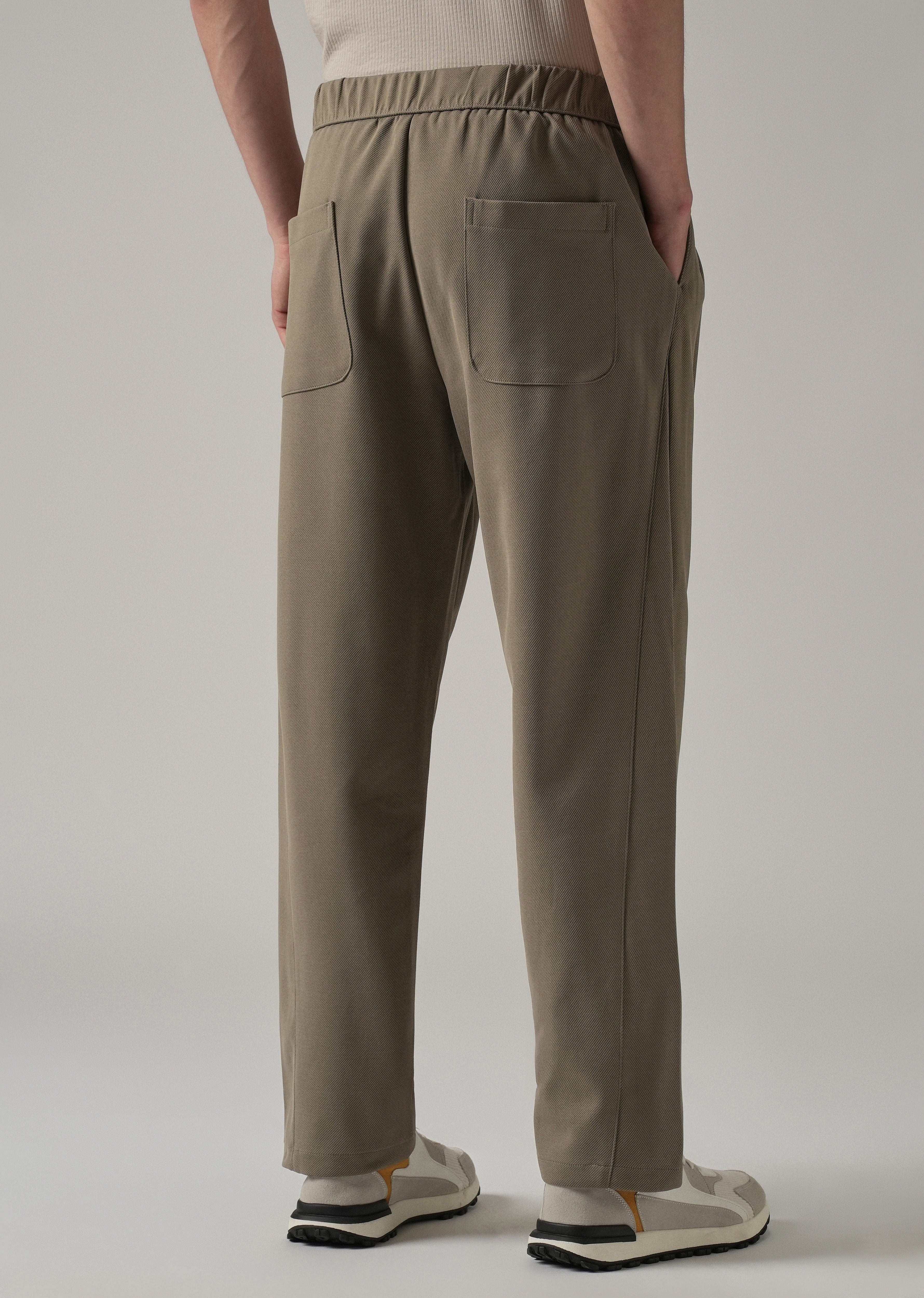 Olive Twill Pants