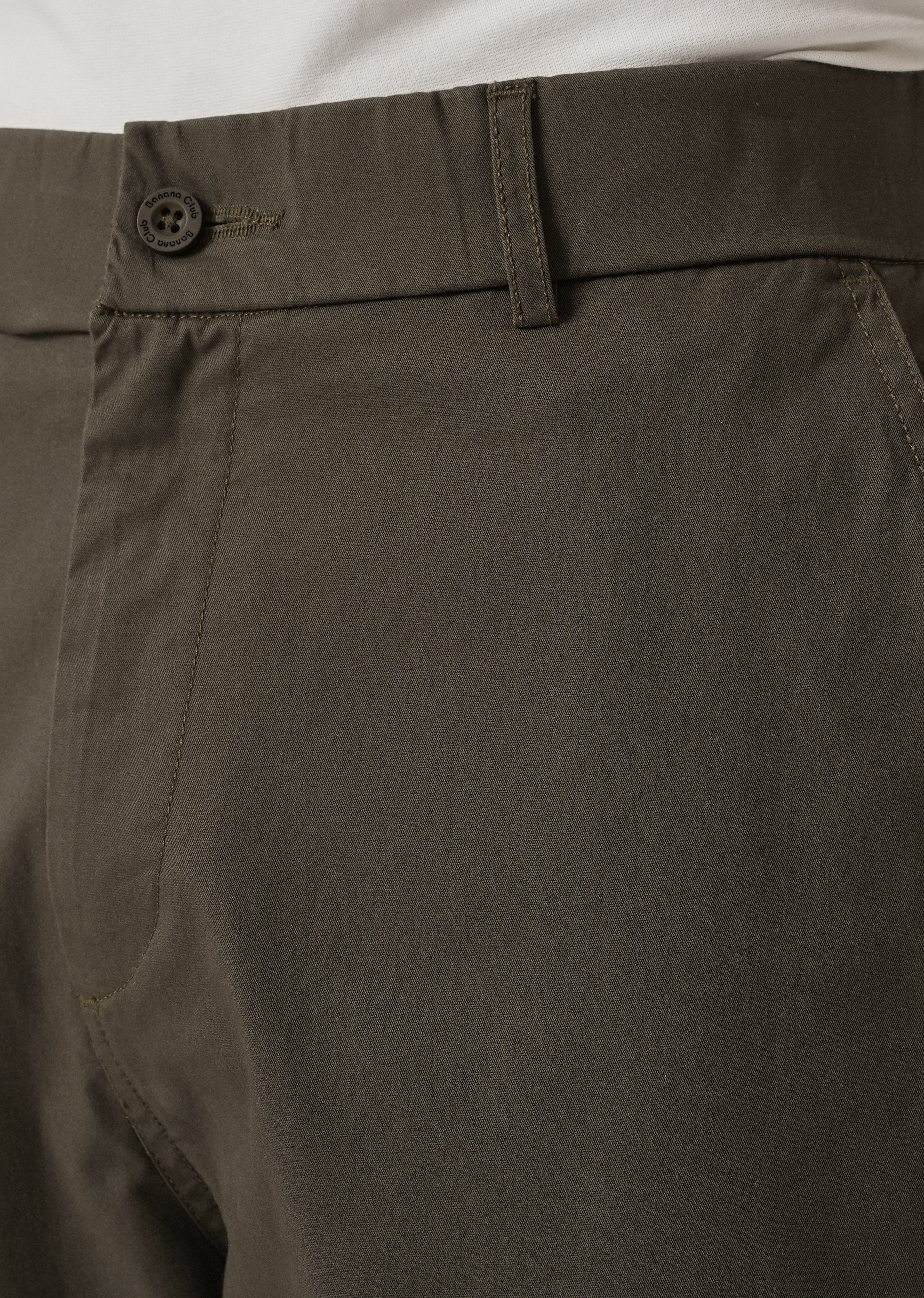 Baggy Fit Olive Green Chinos
