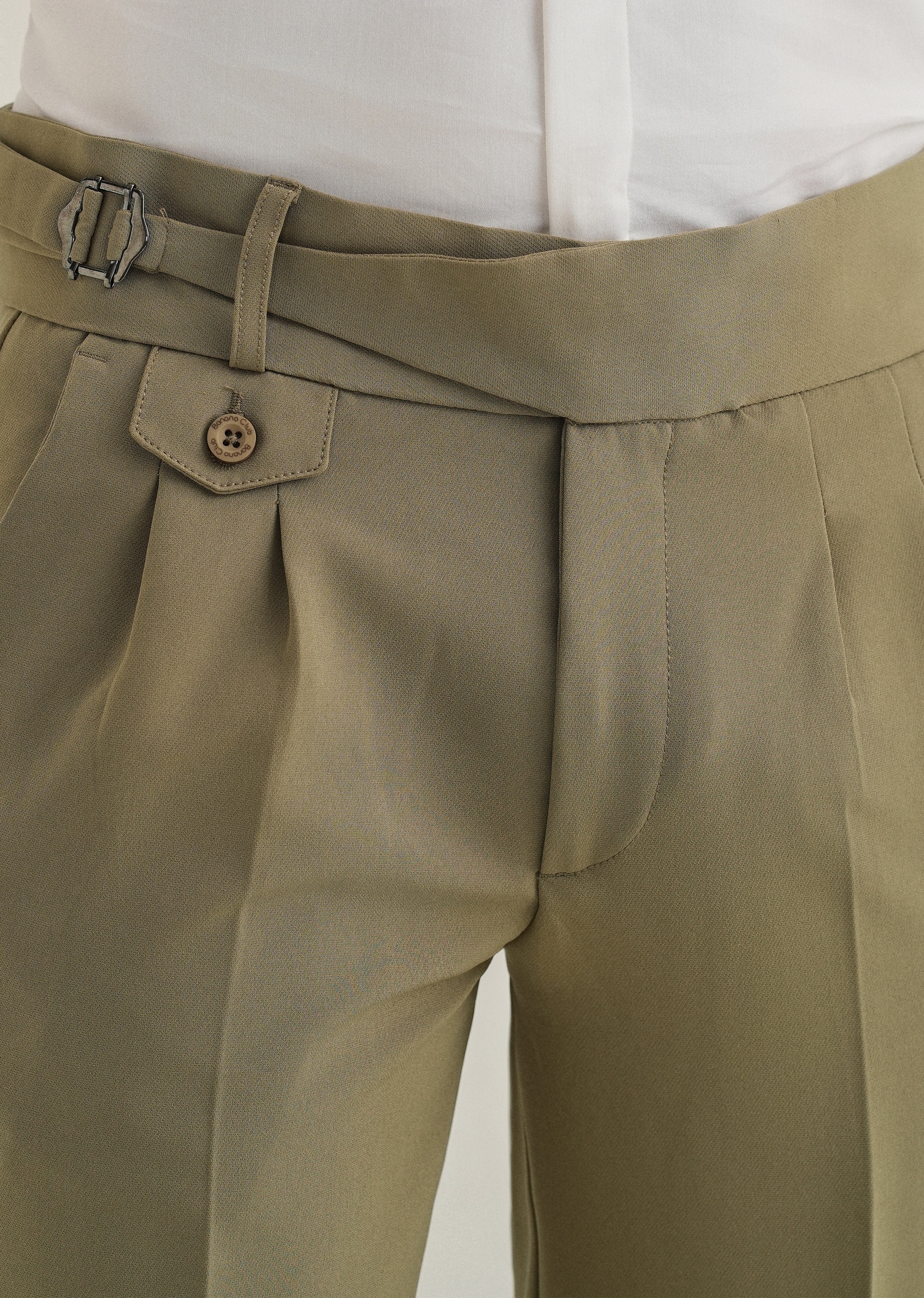 Olive Green Gurkha Pant