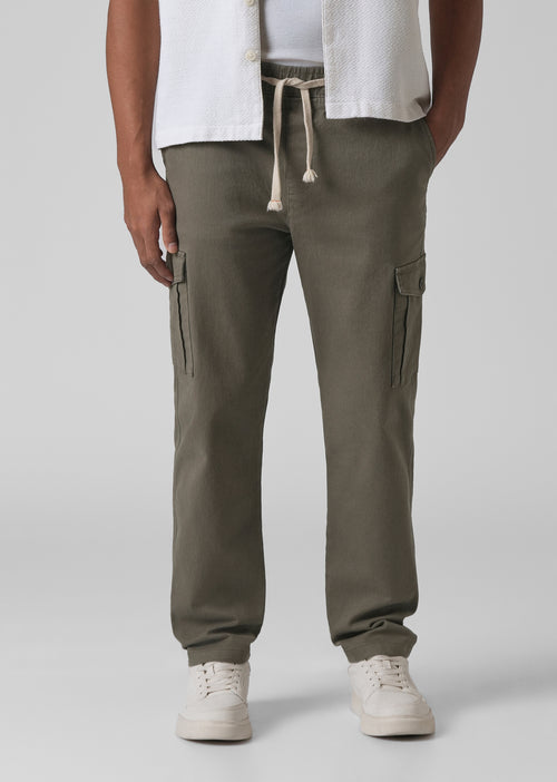 Olive Green Regular Fit Cargo Pant
