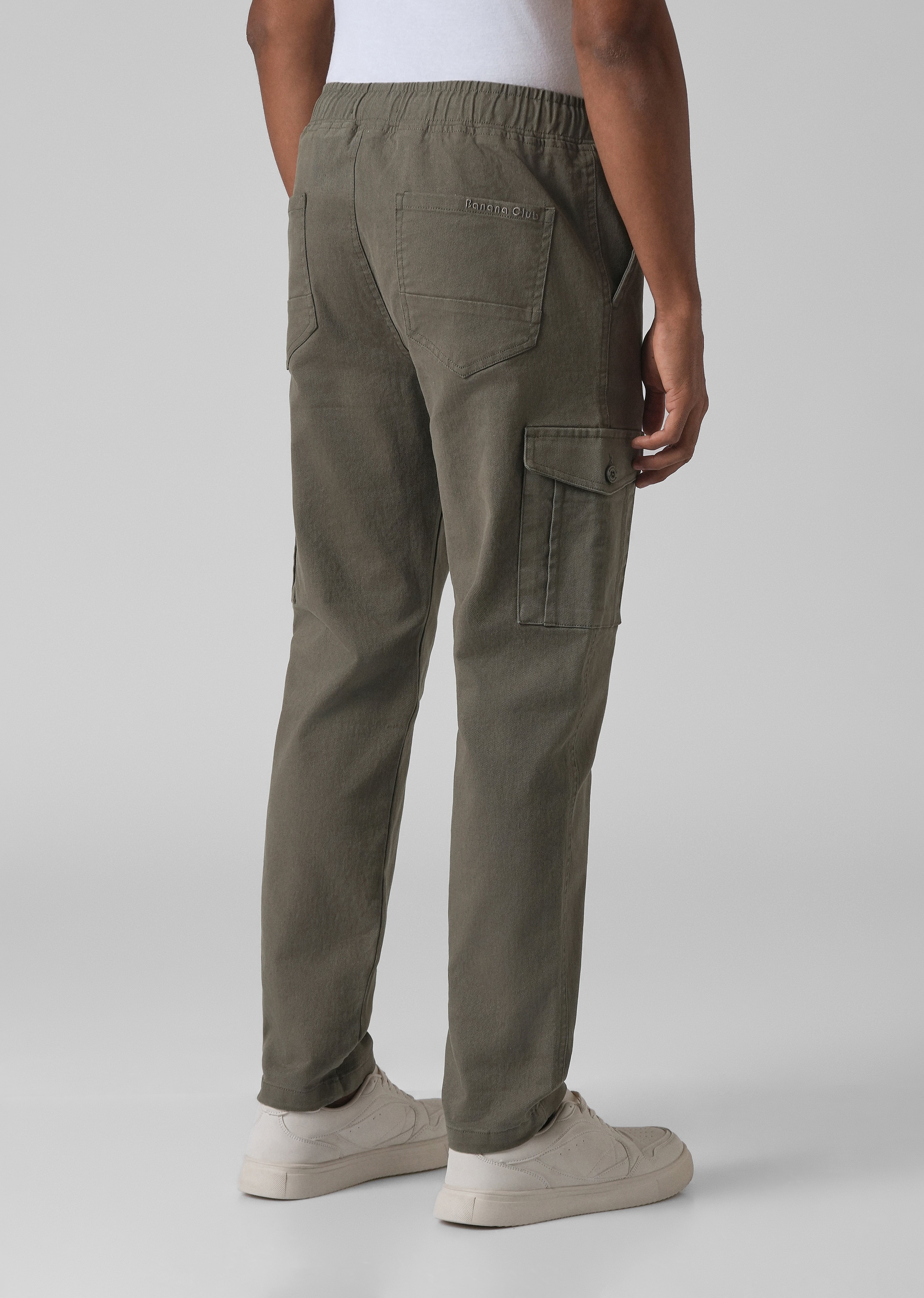 Olive Green Regular Fit Cargo Pant