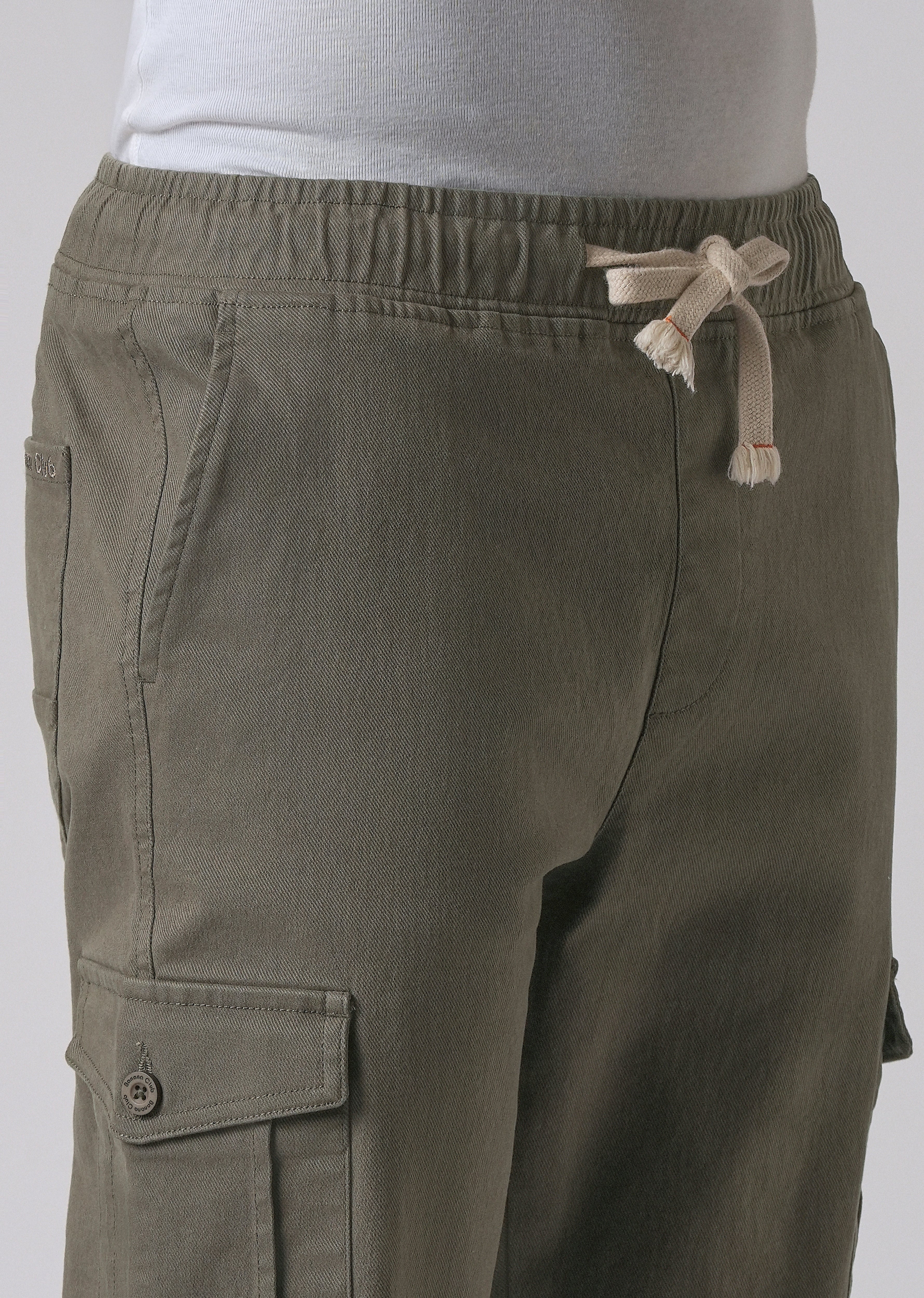 Olive Green Regular Fit Cargo Pant