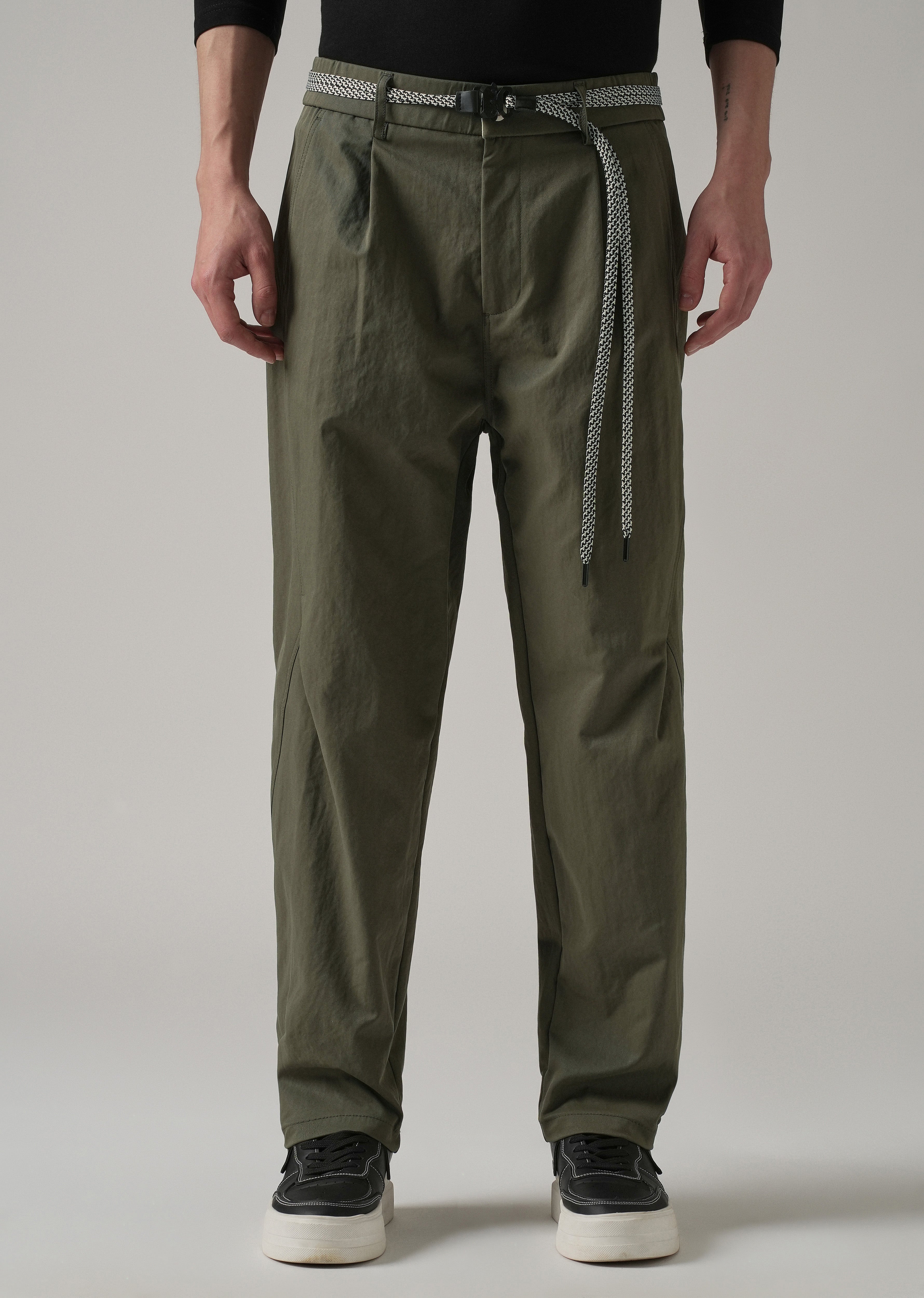 Olive Stone Wash Pant