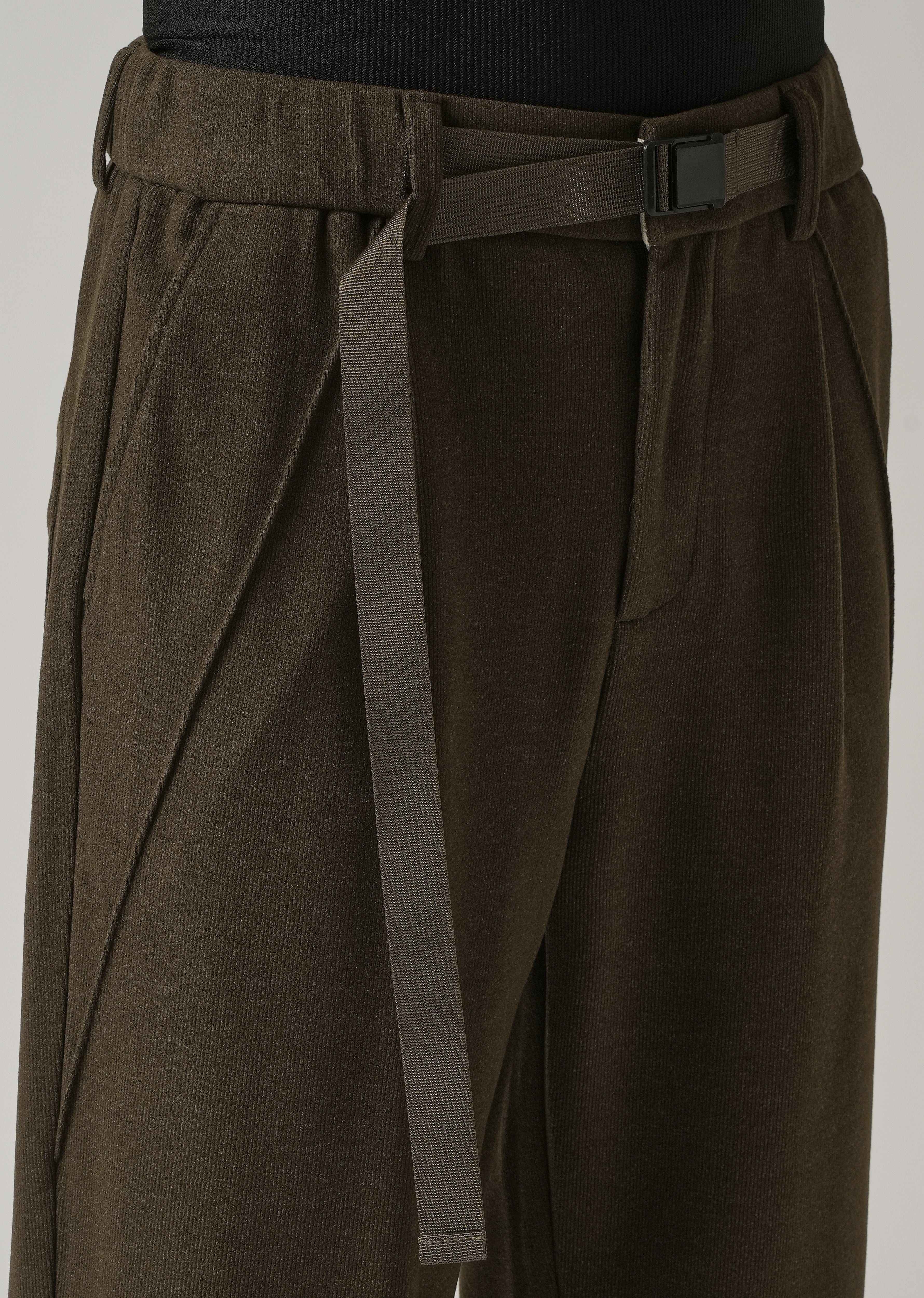 Olive Corduroy Relaxed Fit Pant